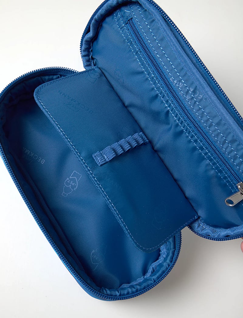 Beckmann Norway - Oval pencil case, Blue Lightning - penaalit - blue - 4