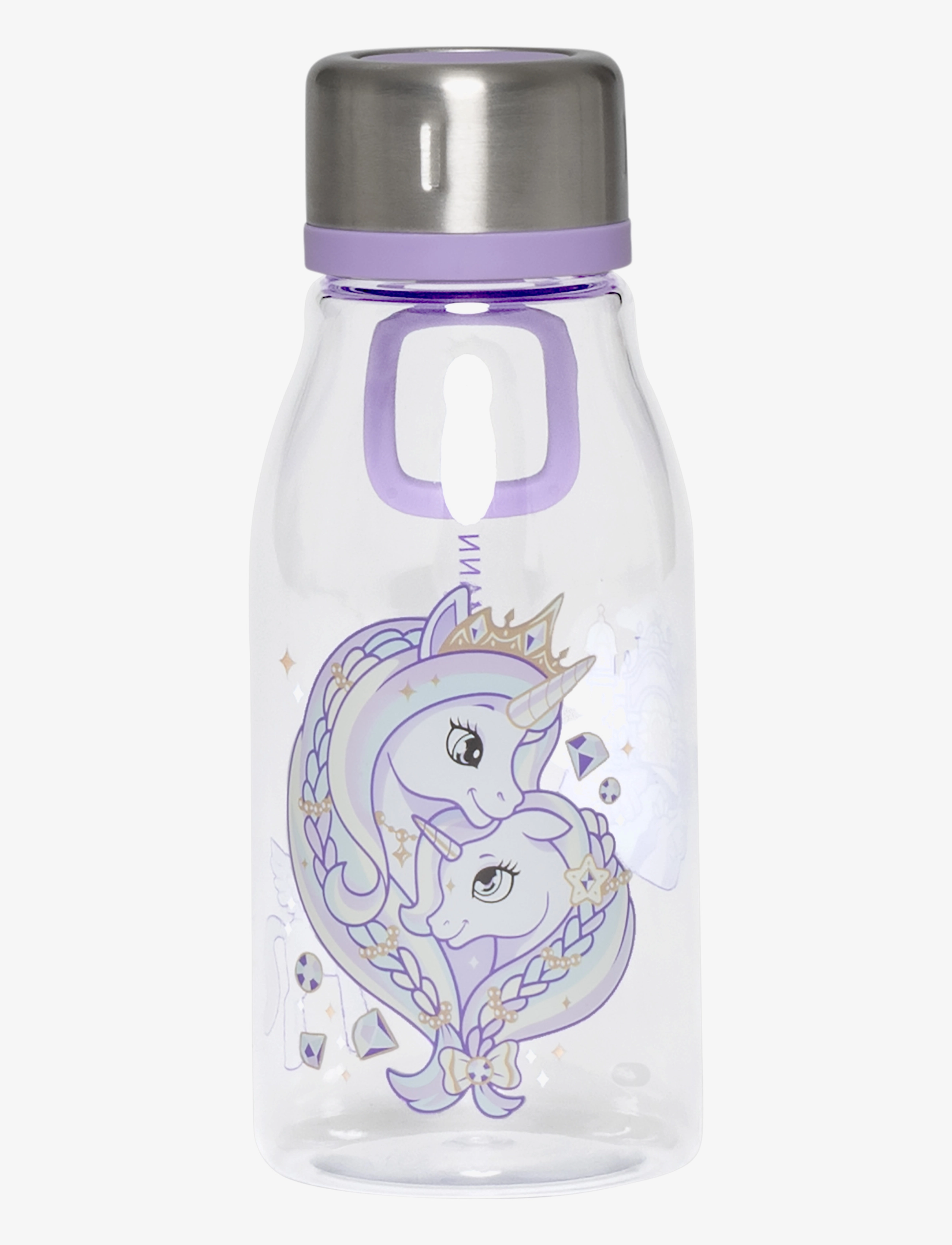 Beckmann Norway Drinking bottle 400 ml, Unicorn Princess - Vattenflaskor - UNICORN PRINCESS / purple