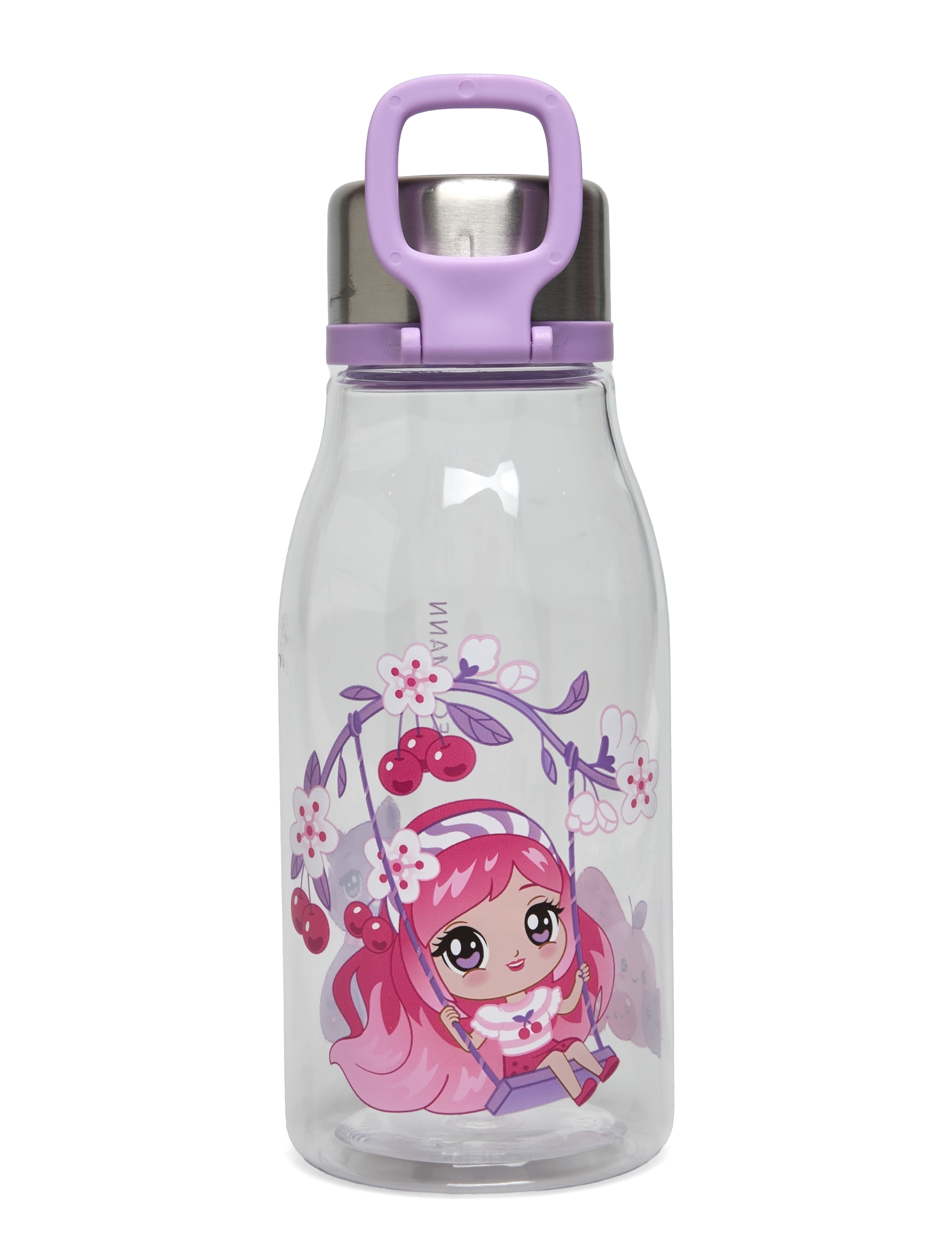 Beckmann Norway Drinking Bottle 400 Ml, Cherry, Meal Time, Pink, Str: ONE SIZE