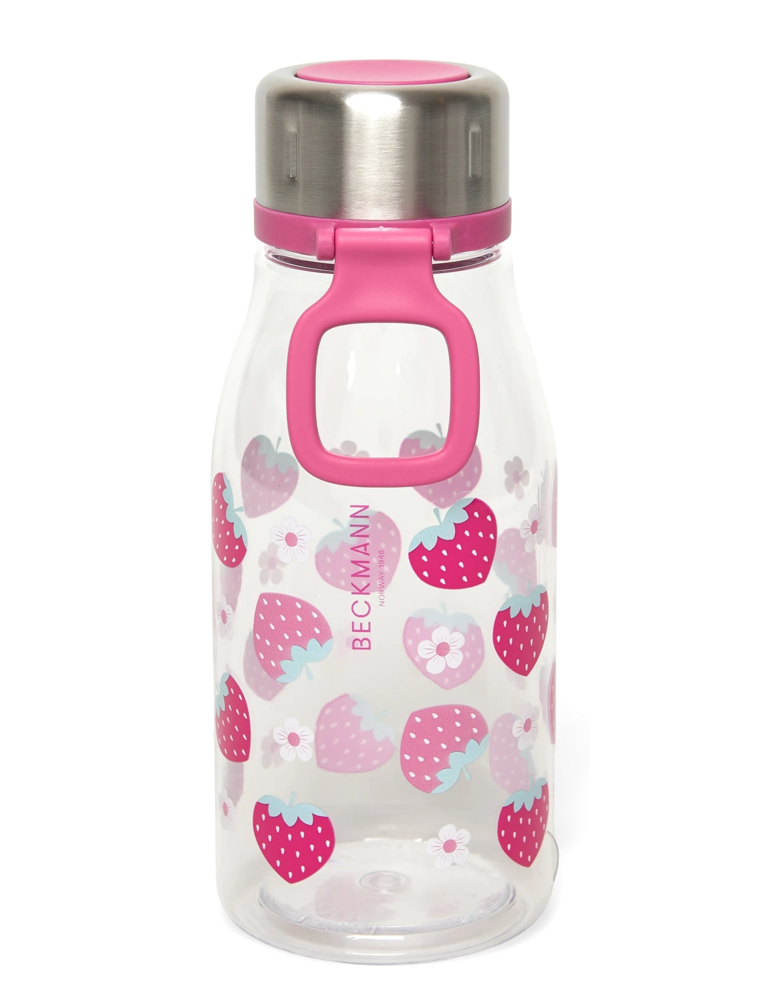 Beckmann Norway - Drinking bottle 400 ml, Strawberry - vandflasker - pink - 1