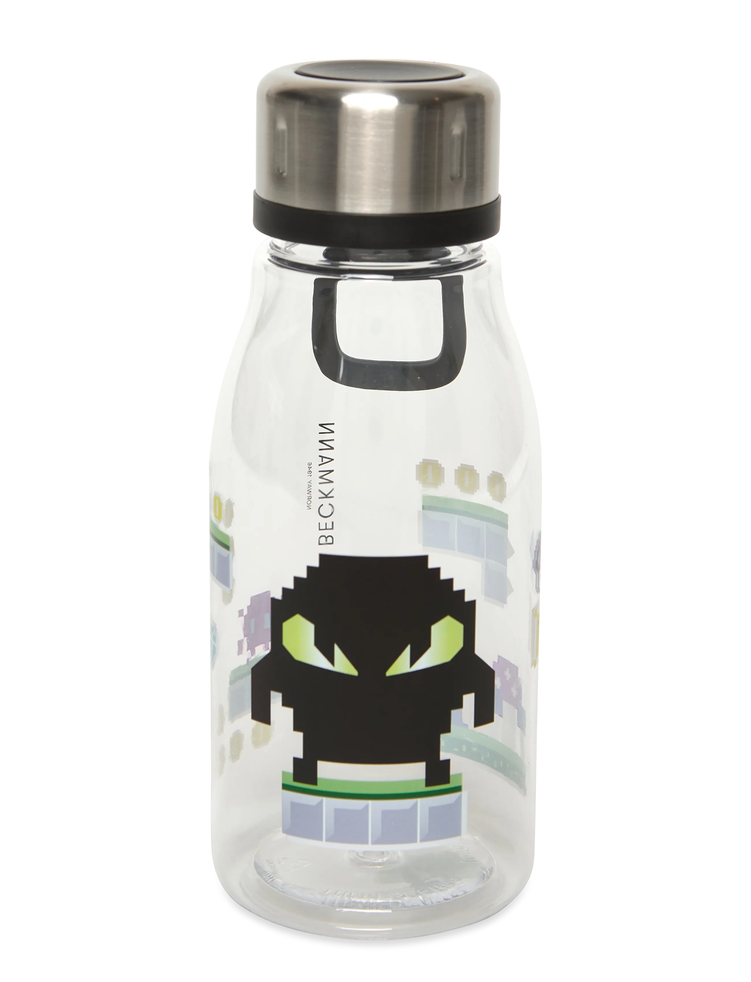 Beckmann Norway Drinking Bottle 400 Ml, Pixel, Børn, Pixel Drikkeflaske, Sort, Str: ONE SIZE