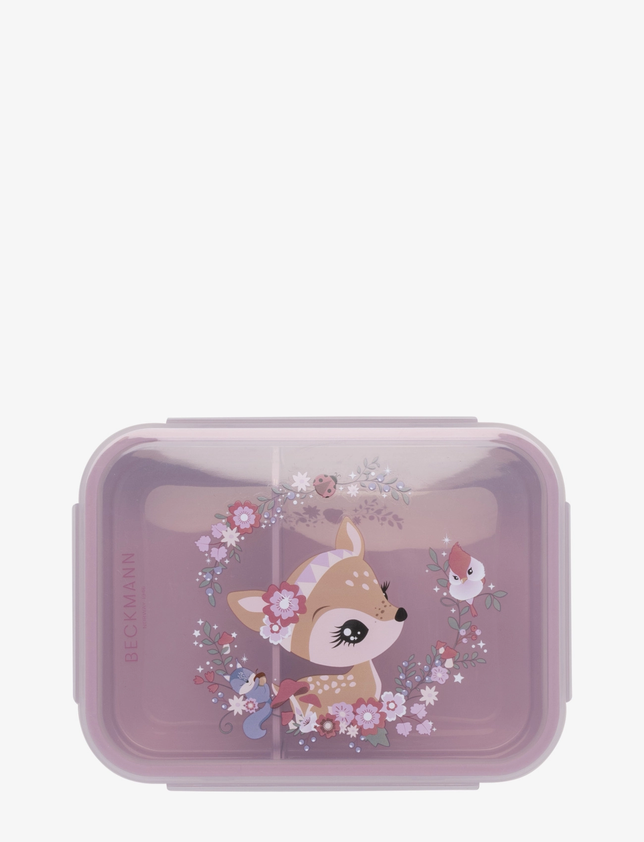 Beckmann Norway Lunchbox, Forest Deer, One Size, Pink, Måltidstid > Madkasser, Børn