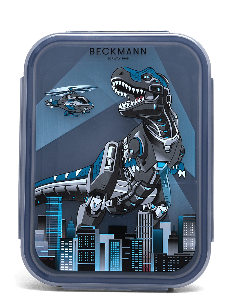 Beckmann Norway - Lunch box, Tech Rex - lõunasöögikarbid - black - 0