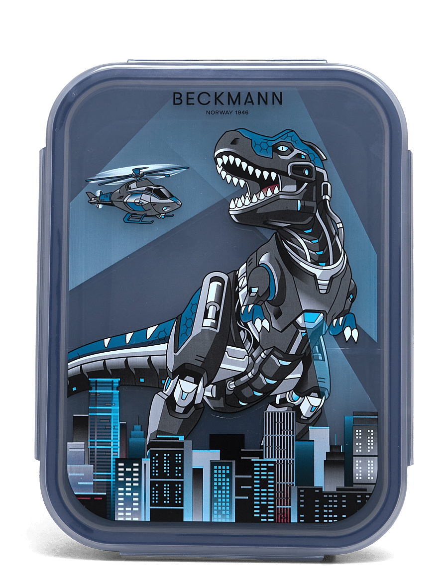 Beckmann Norway - Lunch box, Tech Rex - lõunasöögikarbid - black - 0