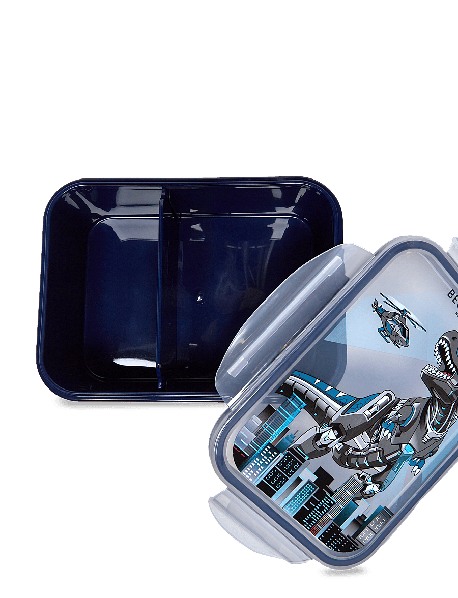 Beckmann Norway - Lunch box, Tech Rex - lõunasöögikarbid - black - 2