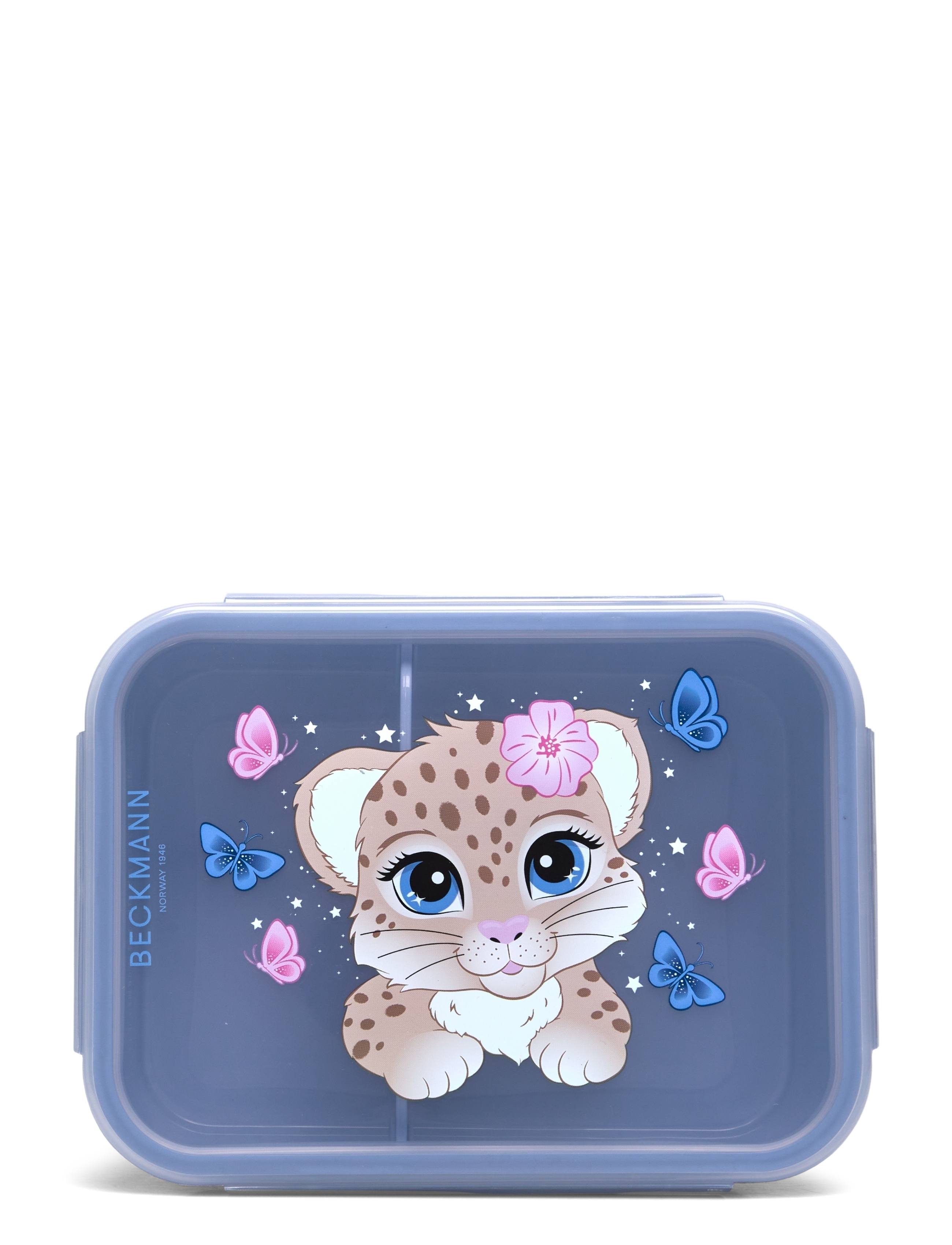 Beckmann Norway Lunch box, Cheeta - Matdags - DARK BLUE / multi