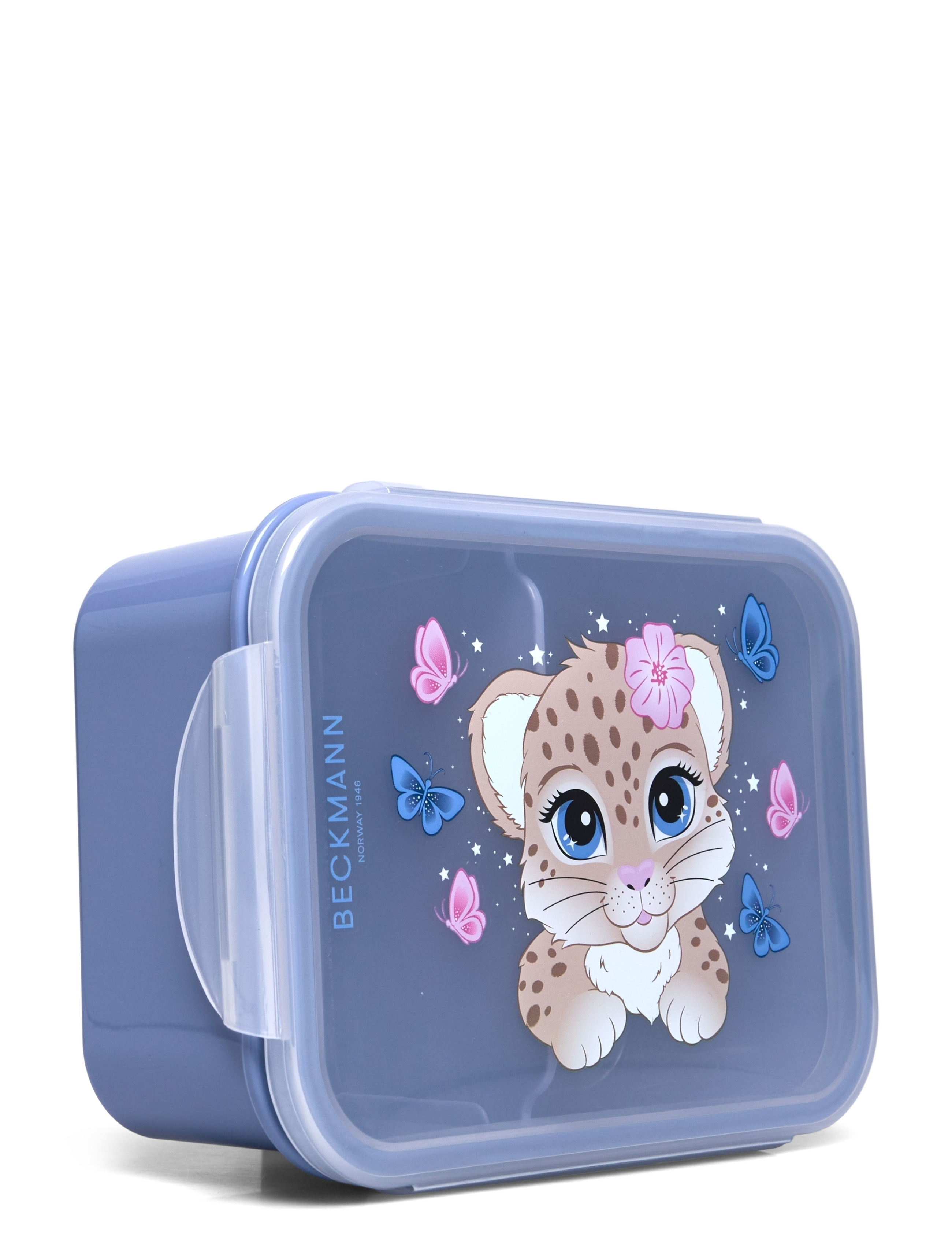 Beckmann Norway - Lunch box, Cheeta - brotdosen - dark blue - 1