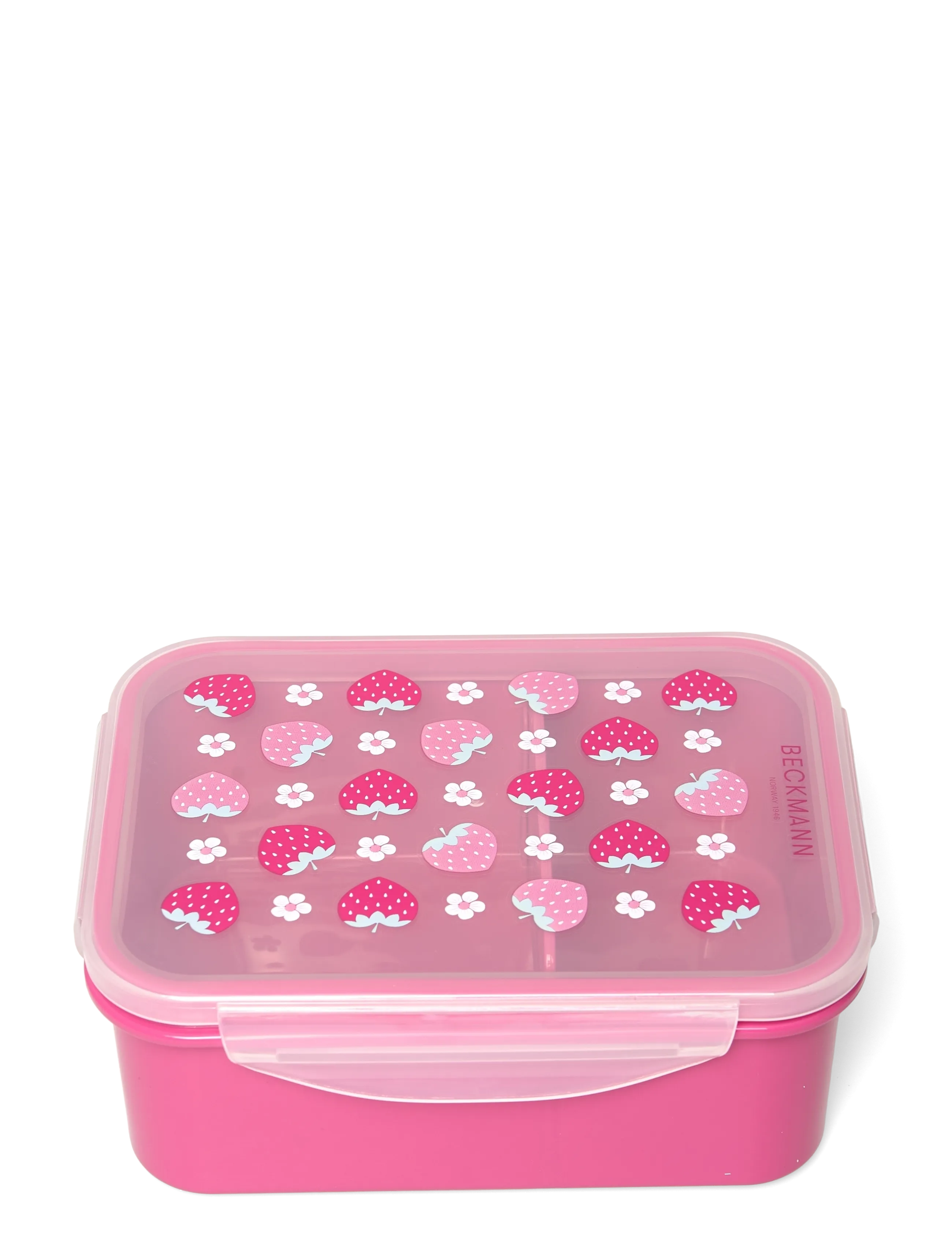 Beckmann Norway Lunch Box, Strawberry, One Size, Pink, Tasker > Totes & Small Bags, Børn
