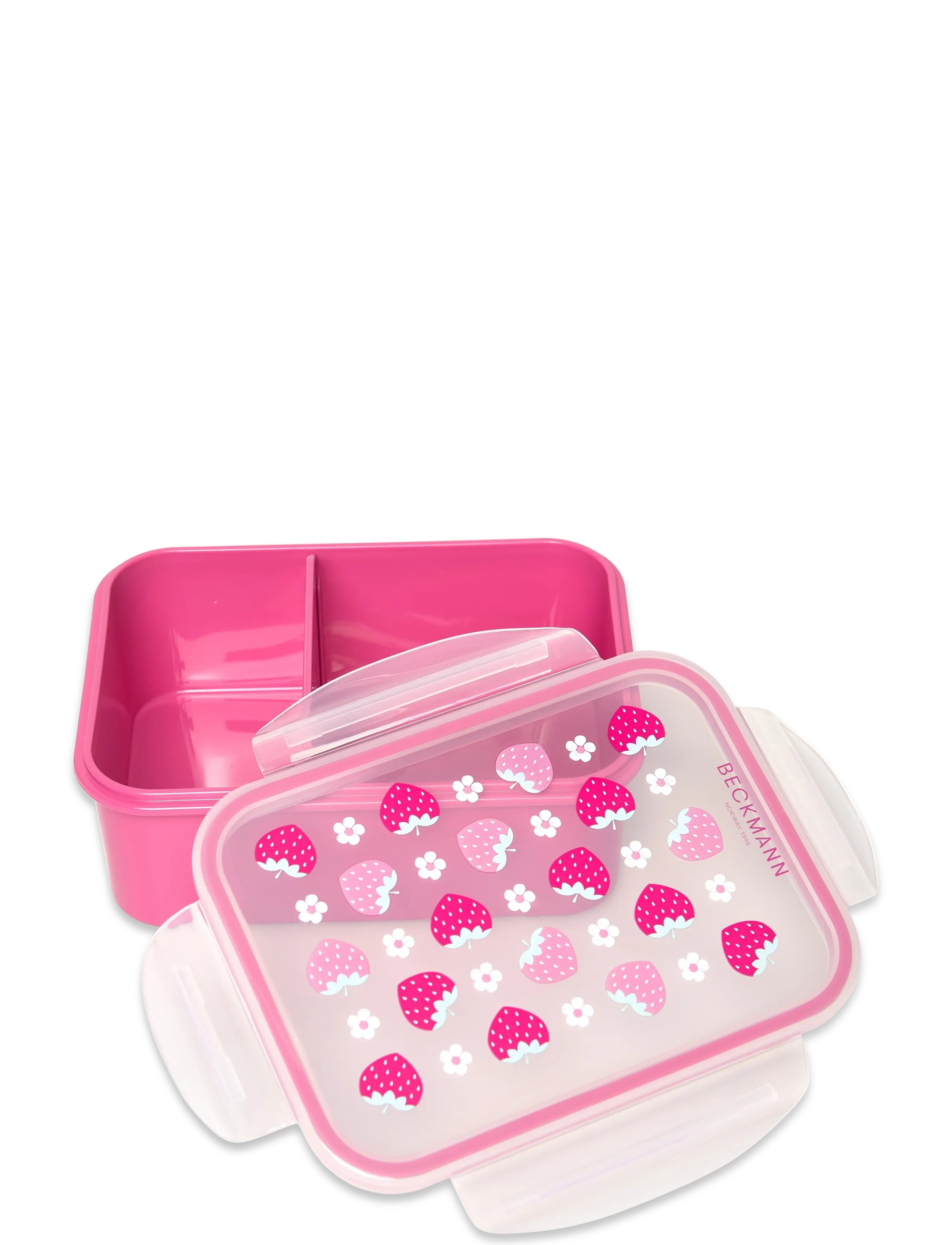 Beckmann Norway - Lunch box, Strawberry - madkasser - pink - 1
