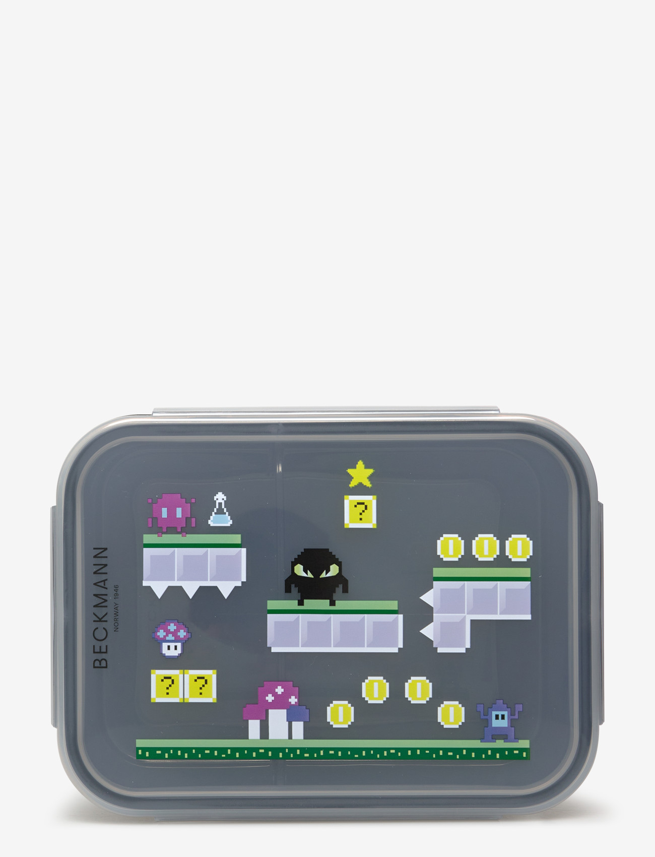 Beckmann Norway - Lunch box, Pixel - lunch boxes - black - 0