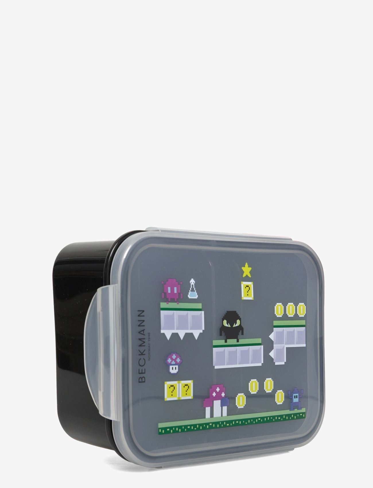 Beckmann Norway - Lunch box, Pixel - lunch boxes - black - 1