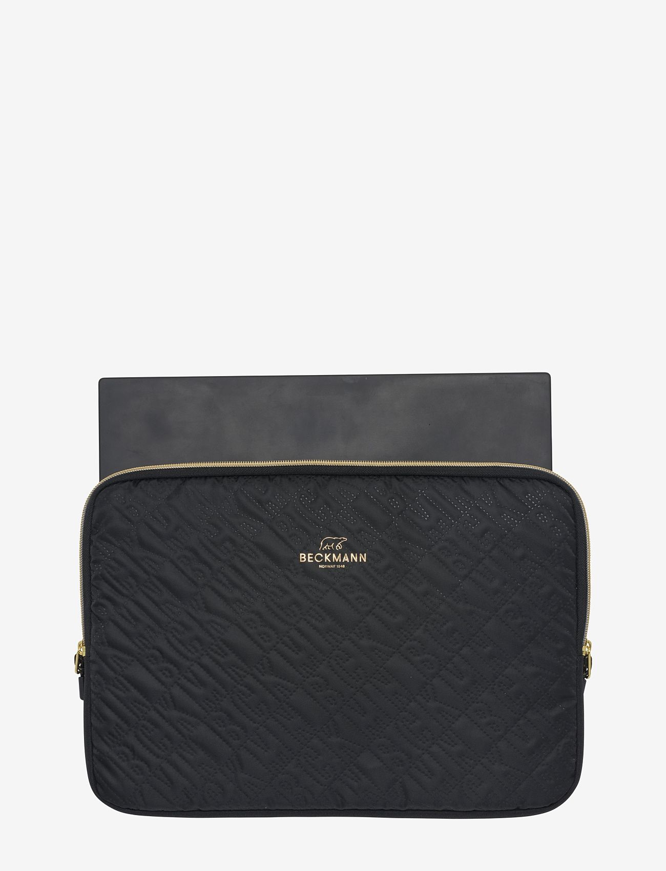 Beckmann Norway - Laptop sleeve, Black Gold - laptop & tablet cases - black gold - 1