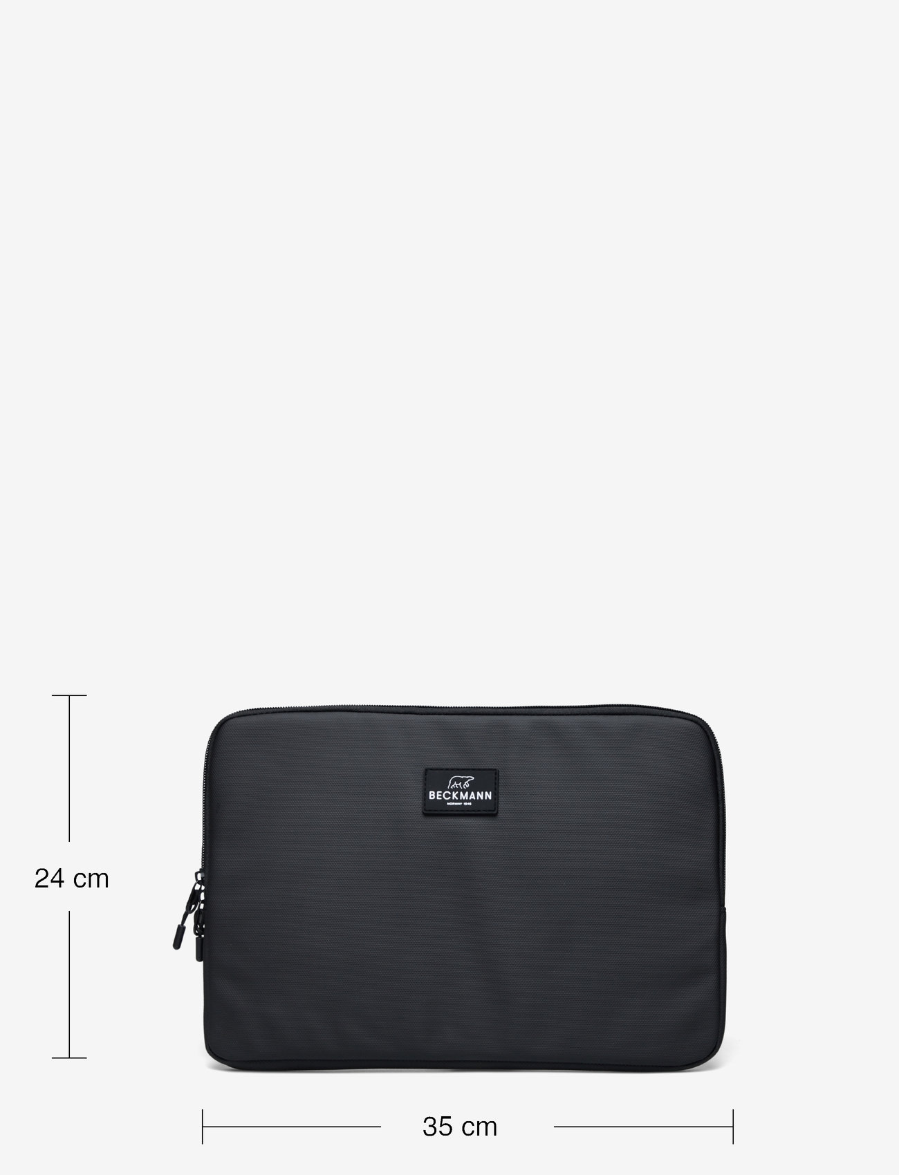 Beckmann Norway - Sleeve, Black Coated - laptop- og tabletcovers - black - 4
