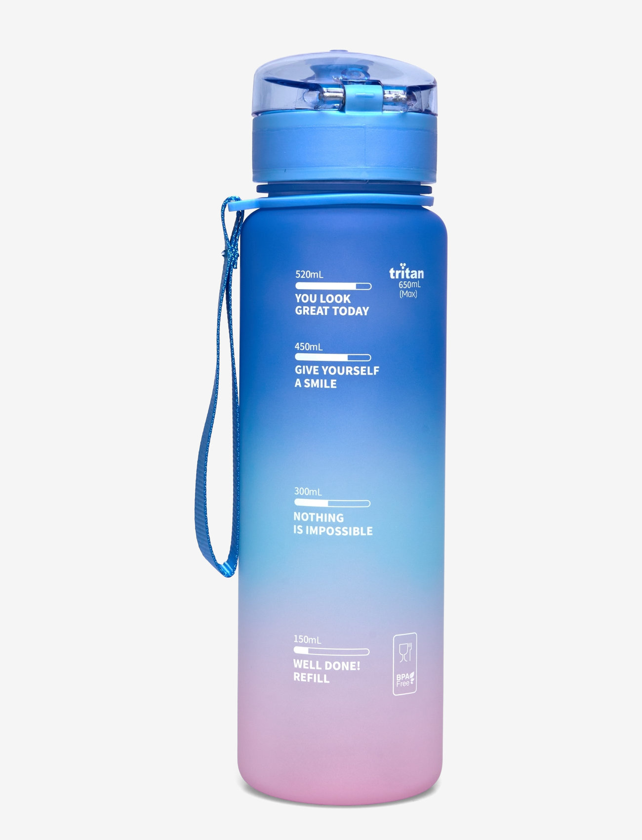 Beckmann Norway - Drinking bottle 650ML, Pink gradient - wasserflaschen - pink - 1