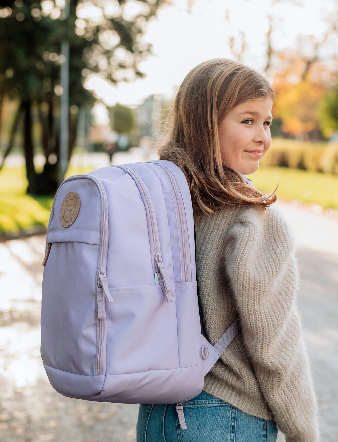 Beckmann of Norway Urban Midi Light Purple Backpacks Boozt
