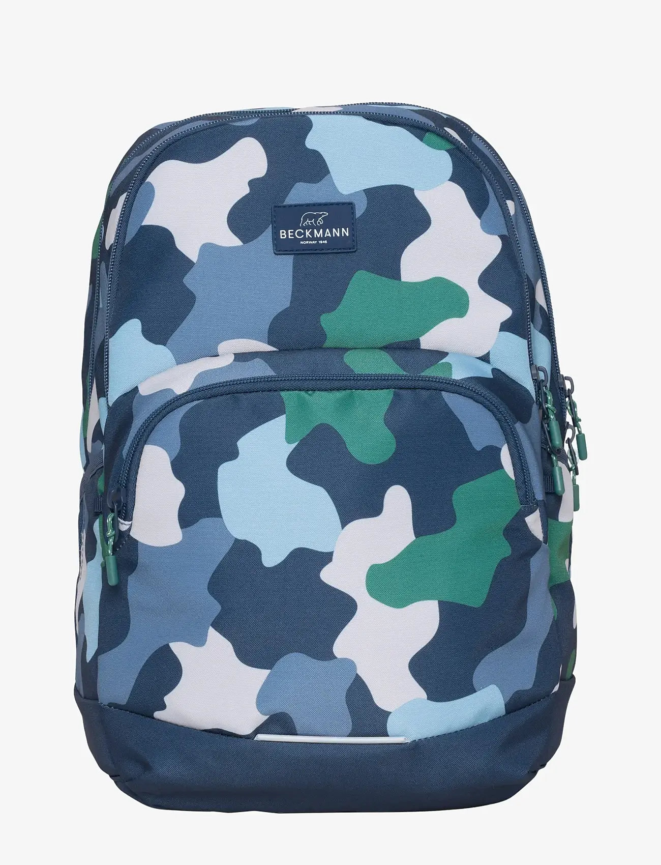 Beckmann Norway - Sport Junior, Color Camo - skoletasker - blue - 0
