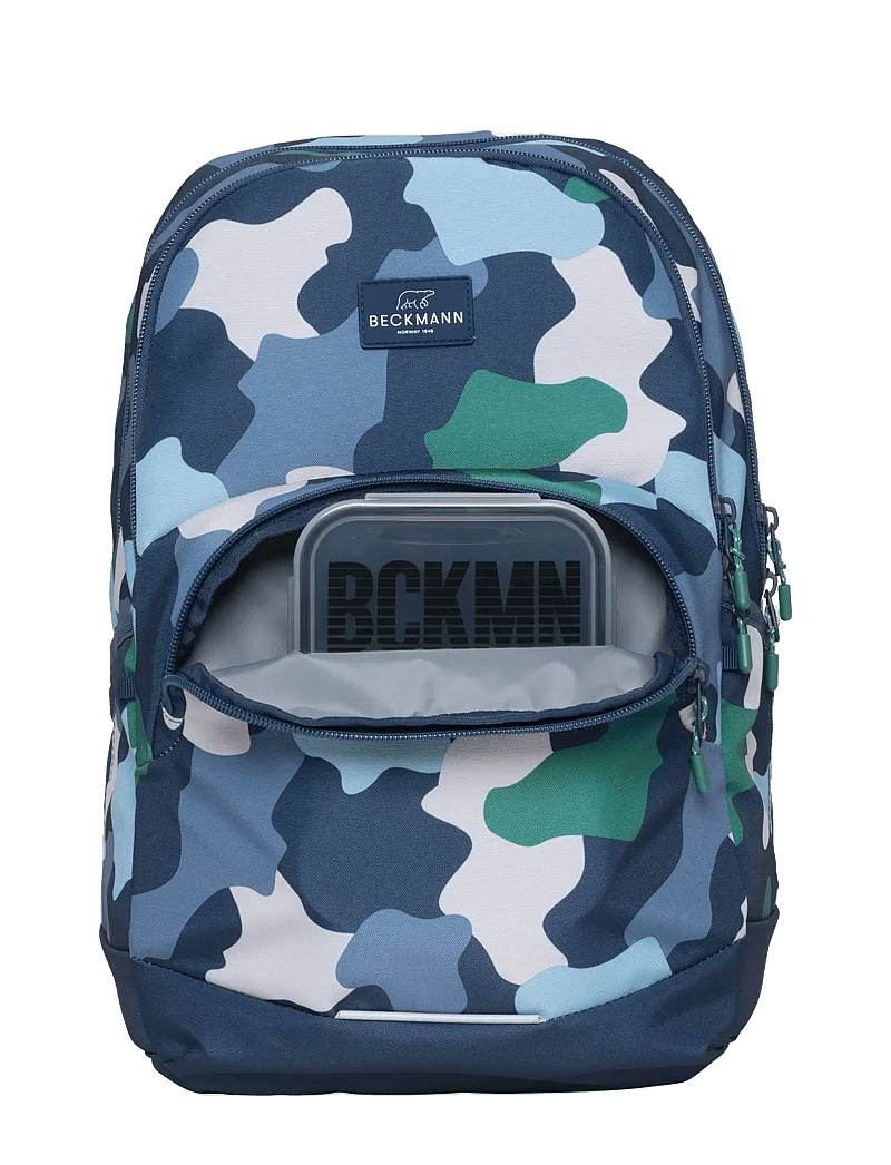 Beckmann Norway - Sport Junior, Color Camo - skoletasker - blue - 5