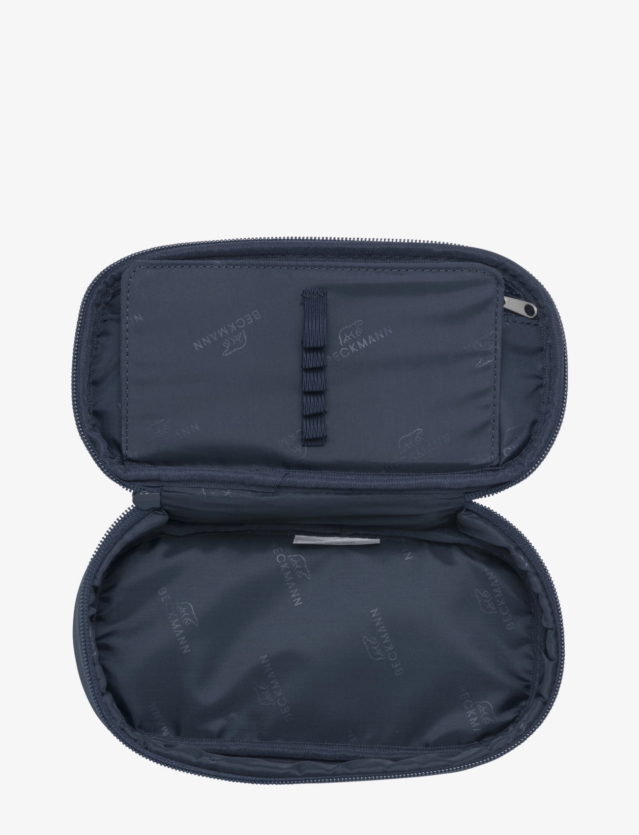 Beckmann Norway - Sport Jr. Oval Pencil Case - Blue Hearts - blue - 2