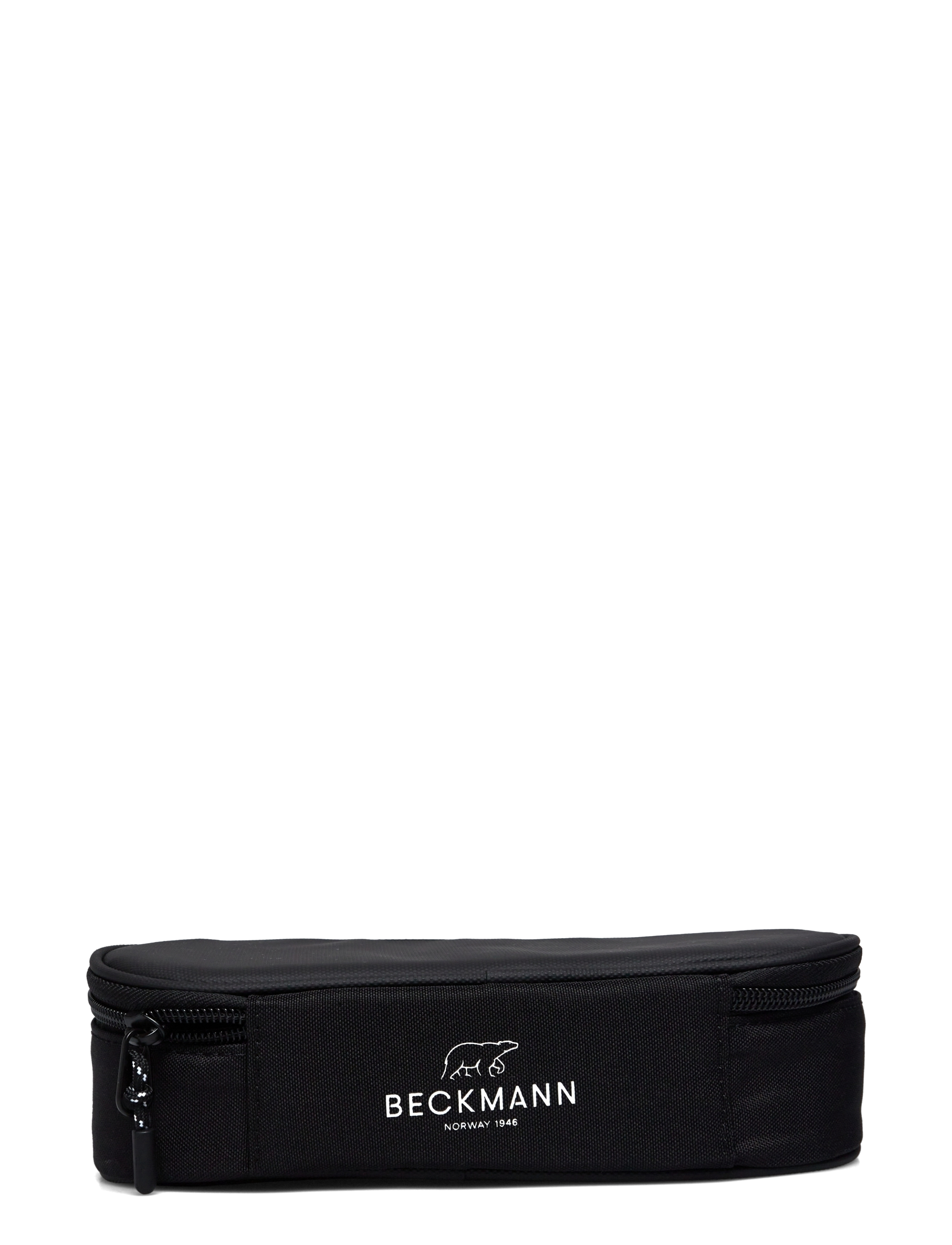 Beckmann Norway - Ovalt pencil case, Sport Junior, Black Coated - Étuis à crayons - black - 1