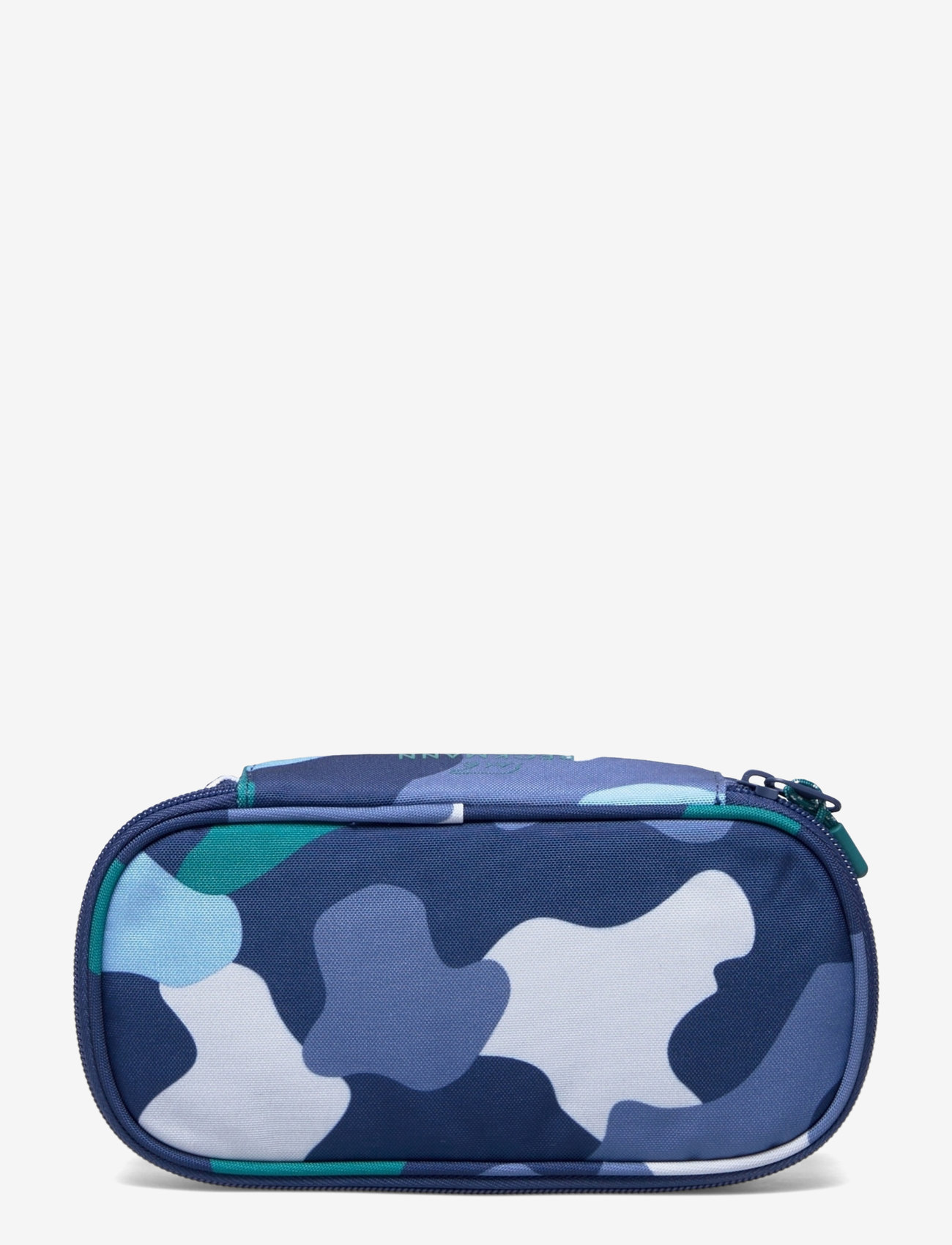 Beckmann Norway - Ovalt pencil case, Sport Junior, Color Camo - pencil cases - blue - 0