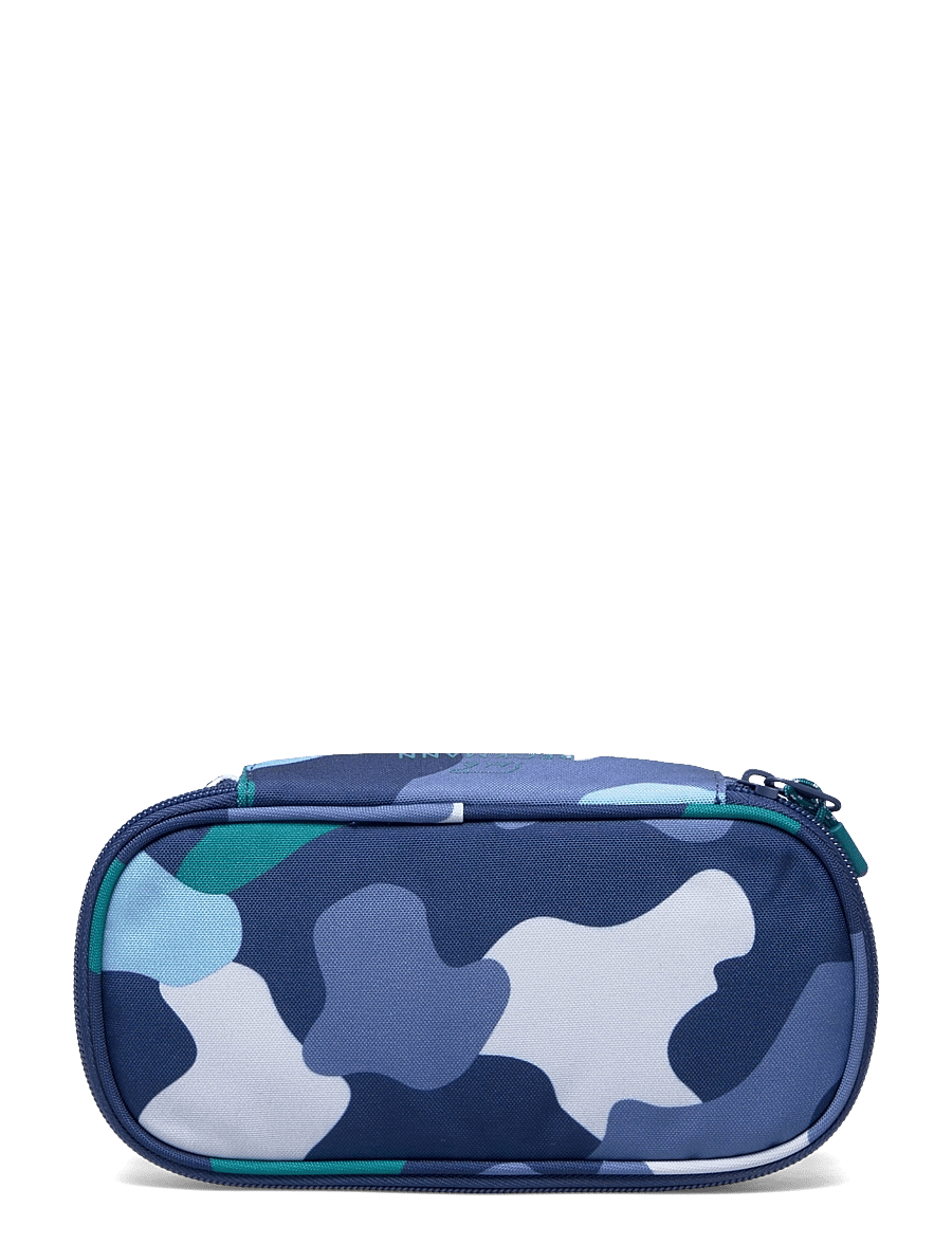 Beckmann Norway - Ovalt pencil case, Sport Junior, Color Camo - Étuis à crayons - blue - 0
