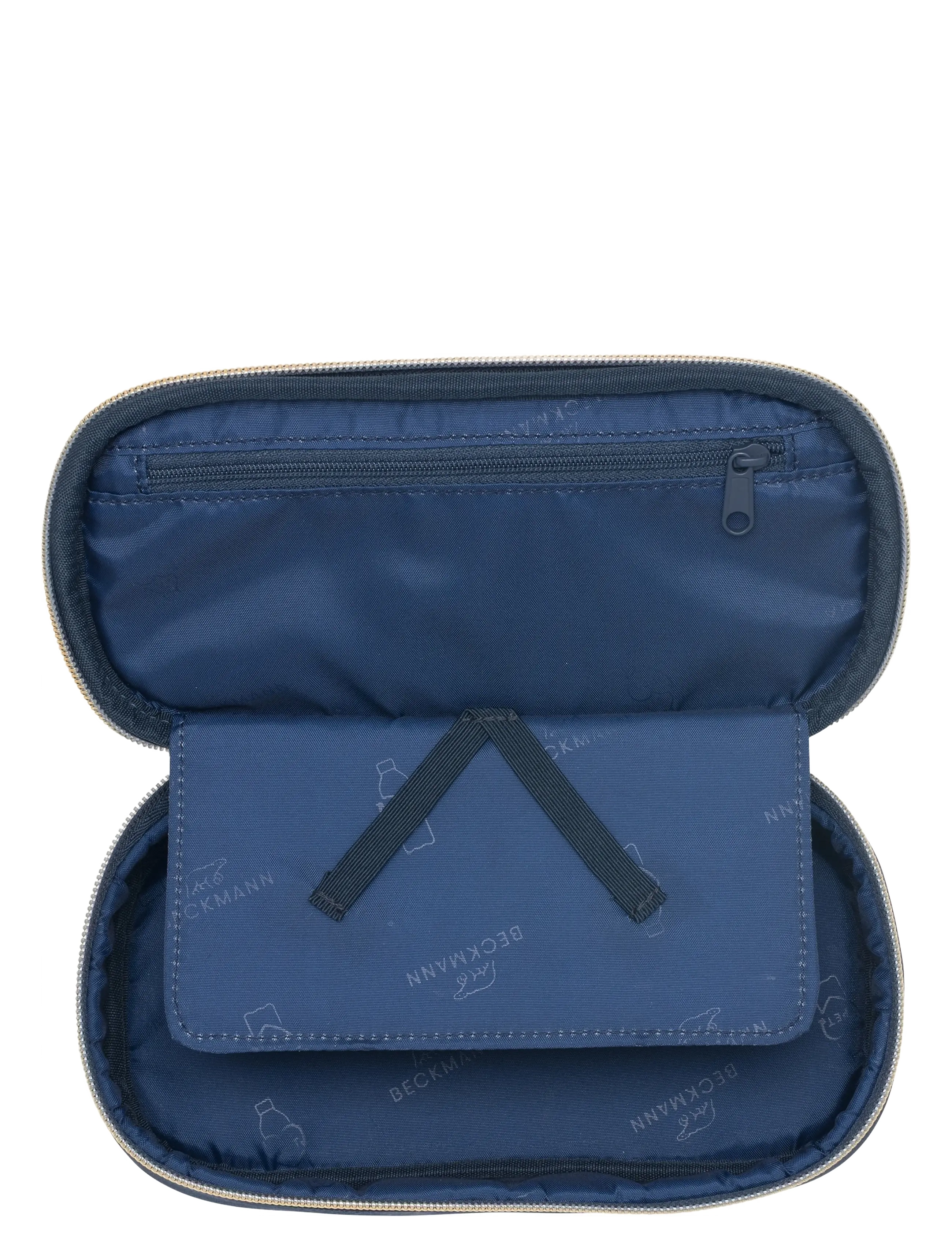 Beckmann Norway - Ovalt pencil case, Sport Junior, Blue Bow - pennal - blue - 1