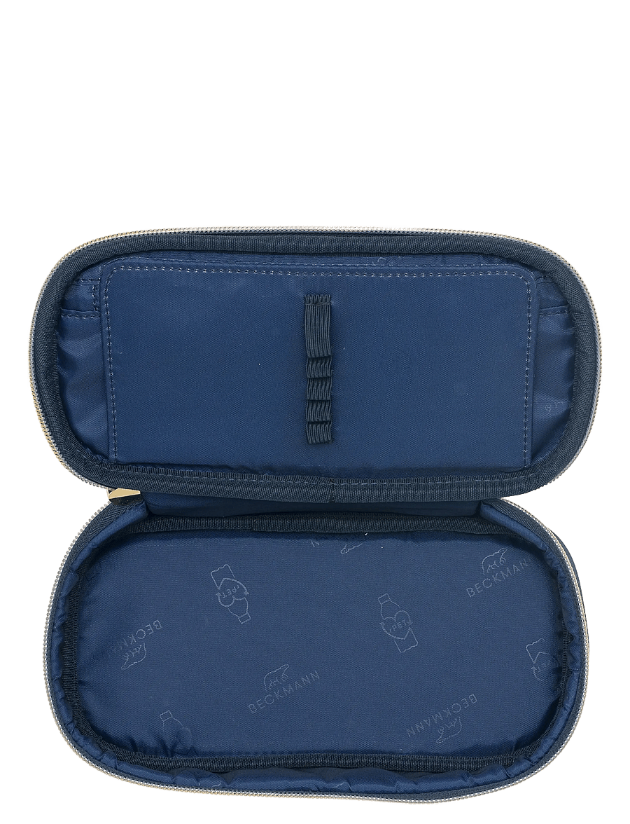 Beckmann Norway - Ovalt pencil case, Sport Junior, Blue Bow - pennal - blue - 2