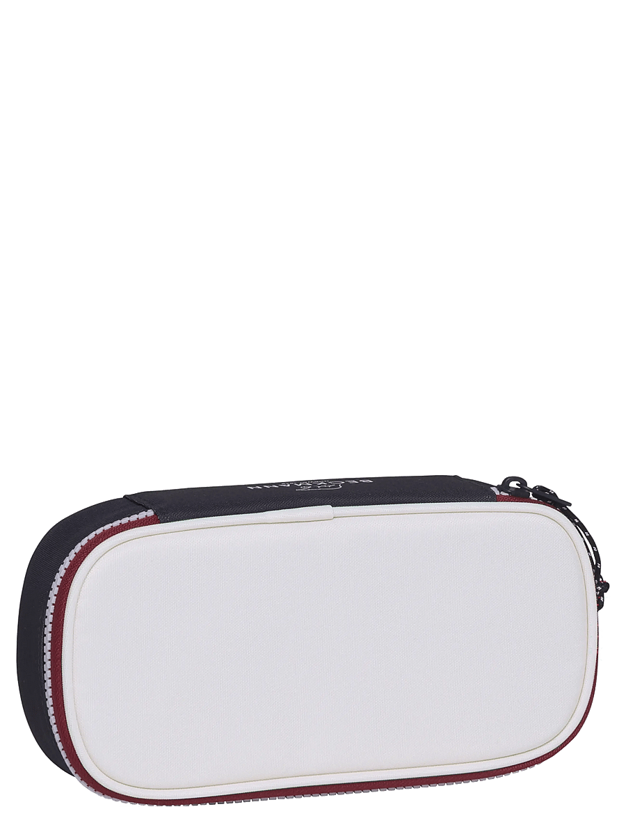 Beckmann Norway - Ovalt pencil case, Sport Junior, Navy White - penalhuse - blue - 0