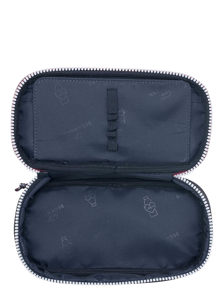 Beckmann Norway - Ovalt pencil case, Sport Junior, Navy White - penalhuse - blue - 1