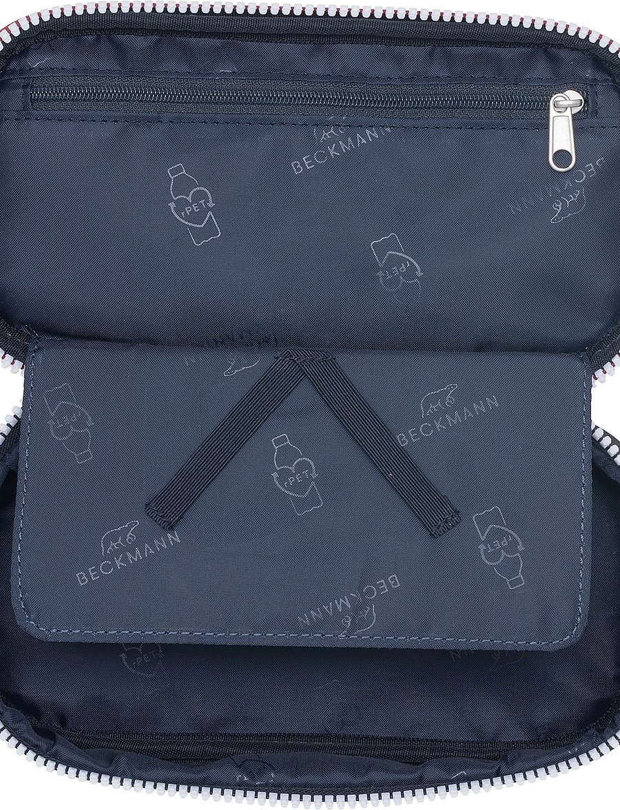 Beckmann Norway - Ovalt pencil case, Sport Junior, Navy White - penalhuse - blue - 2