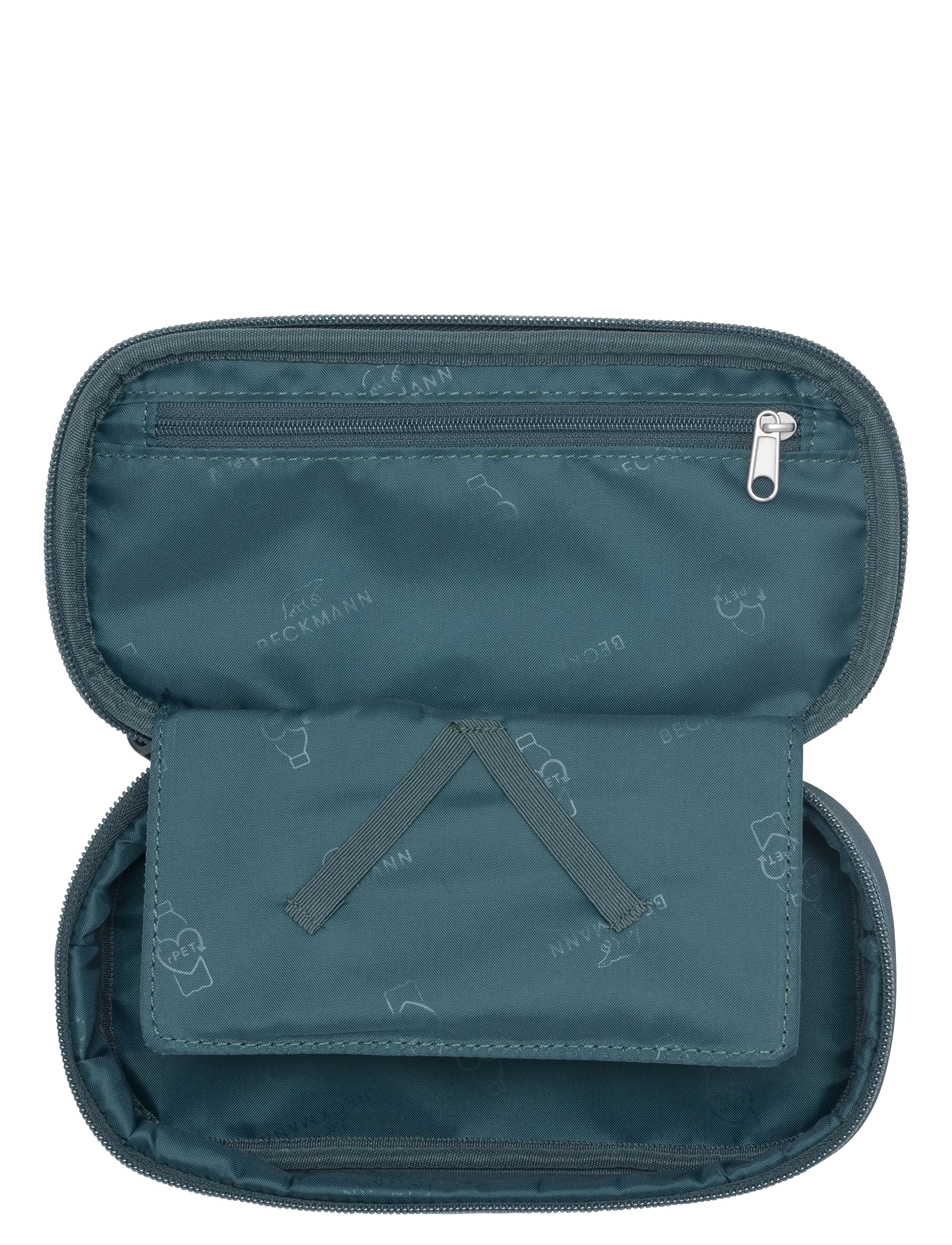 Beckmann Norway - Ovalt pencil case, Sport Junior, Dark Green - penaalit - green - 1