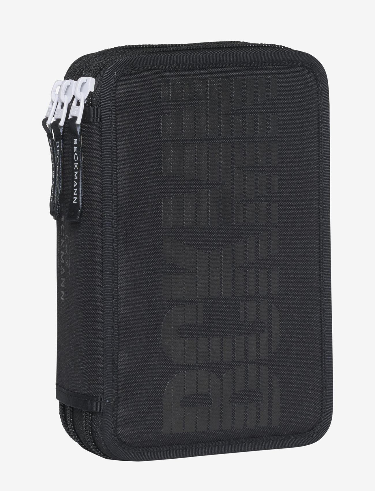 Beckmann Norway - Three section pencil case w/content - Black - black - 0