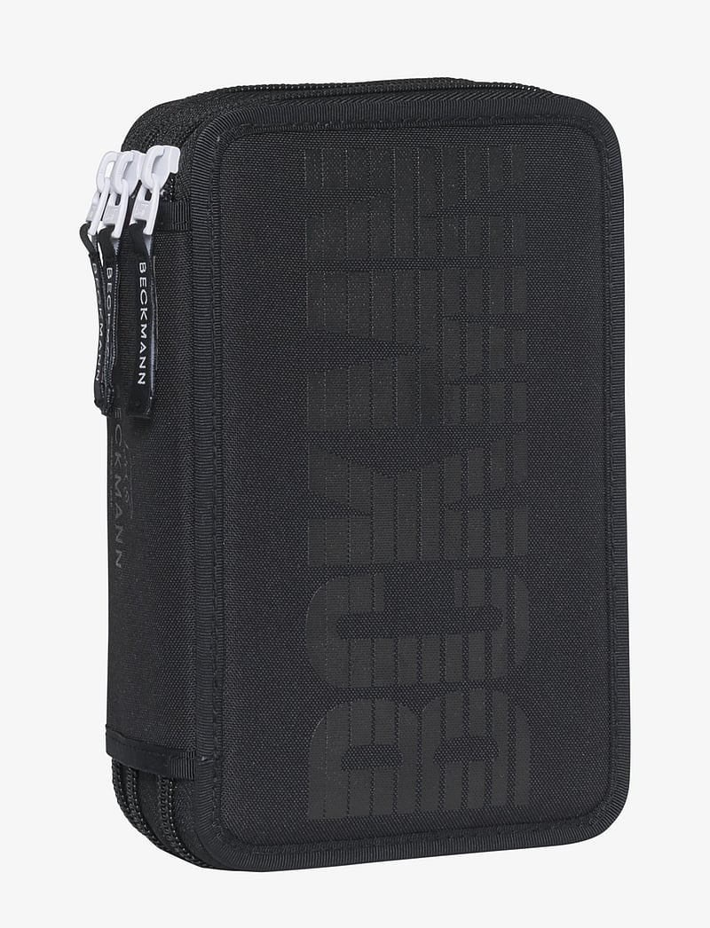 Beckmann Norway - Three section pencil case w/content - Black - black - 0