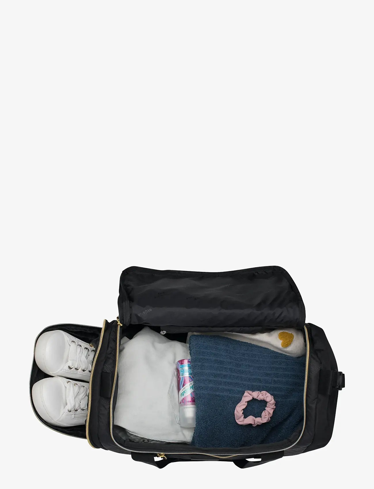 Beckmann Norway - Sport Jr. Duffelbag/Gym bag - Black Gold - reisetaschen für kinder - black - 2