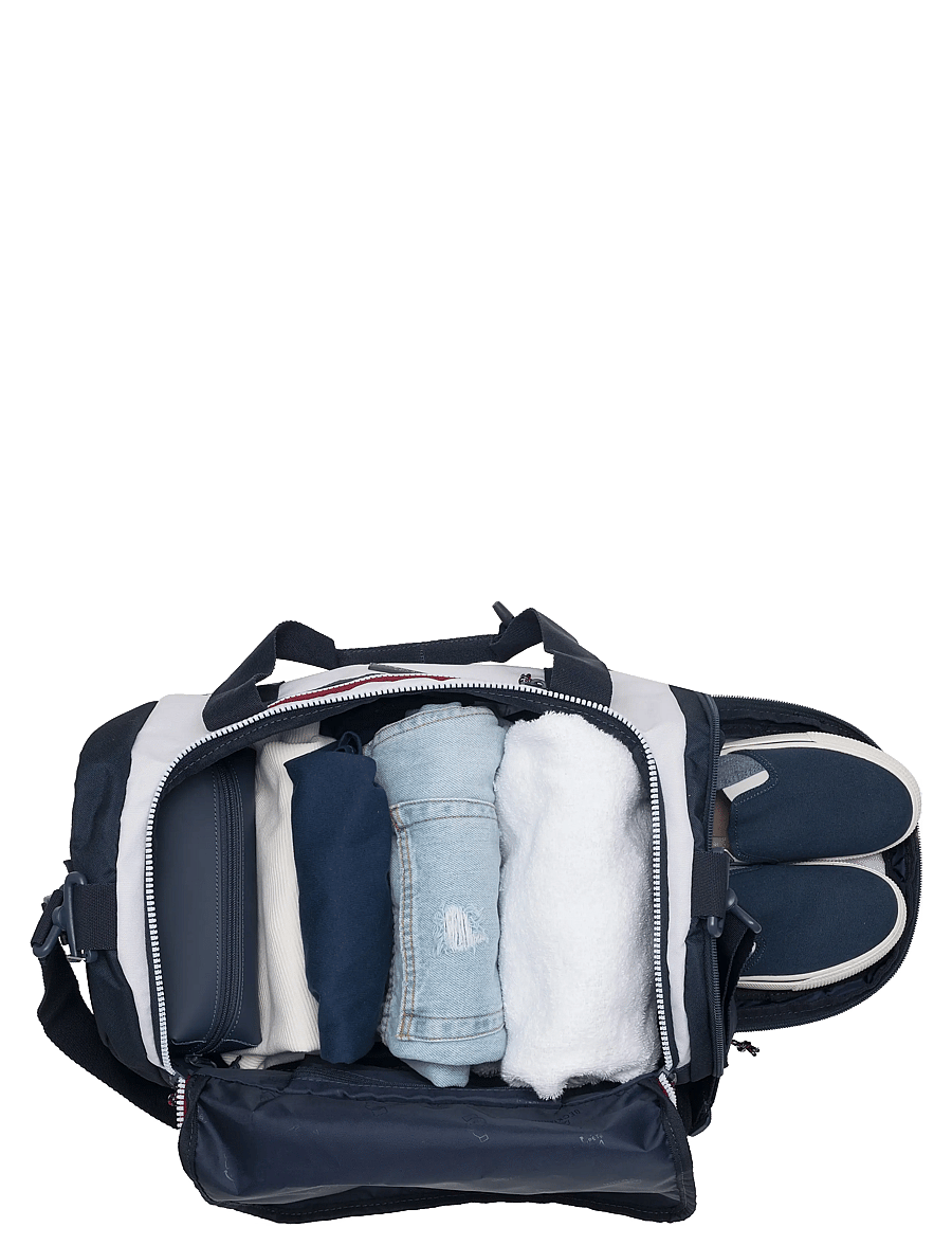 Beckmann Norway - Duffelbag, Navy White - sportstasker - blue - 2