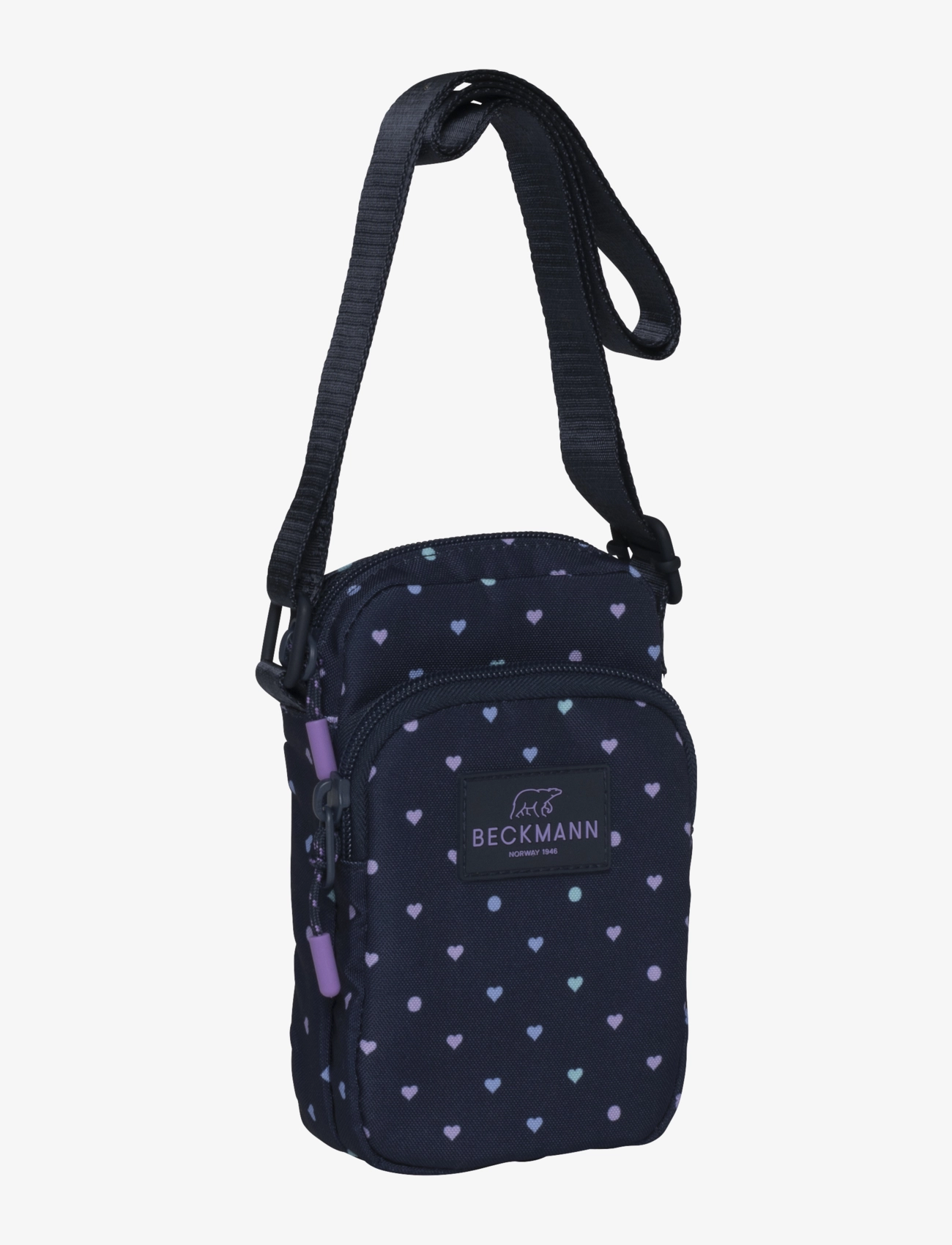 Beckmann Norway - Sport Jr. Crossbody bag - Blue Hearts - blue - 1