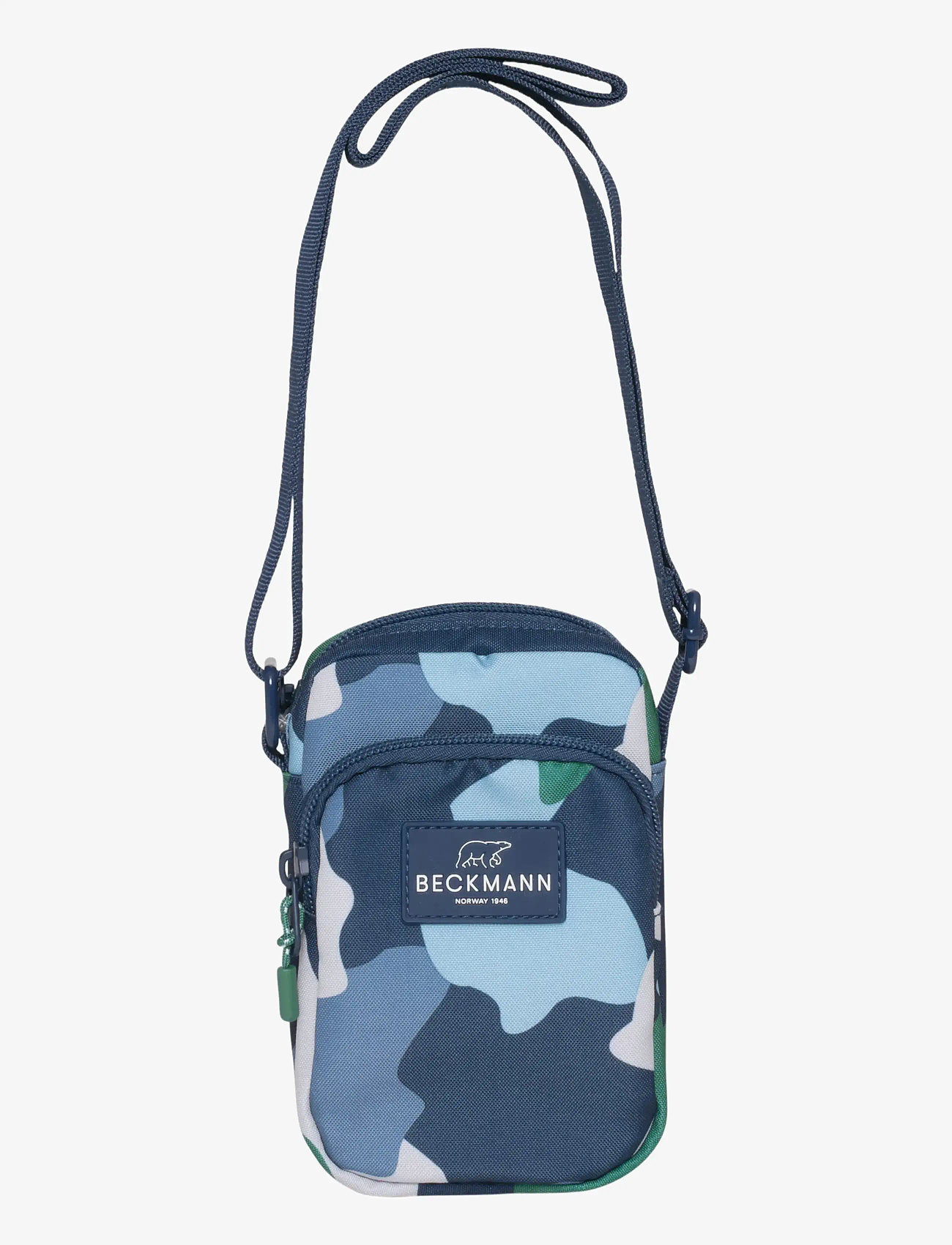 Beckmann Norway - Crossbodybag, Color Camo - tygpåsar & små väskor - blue - 0