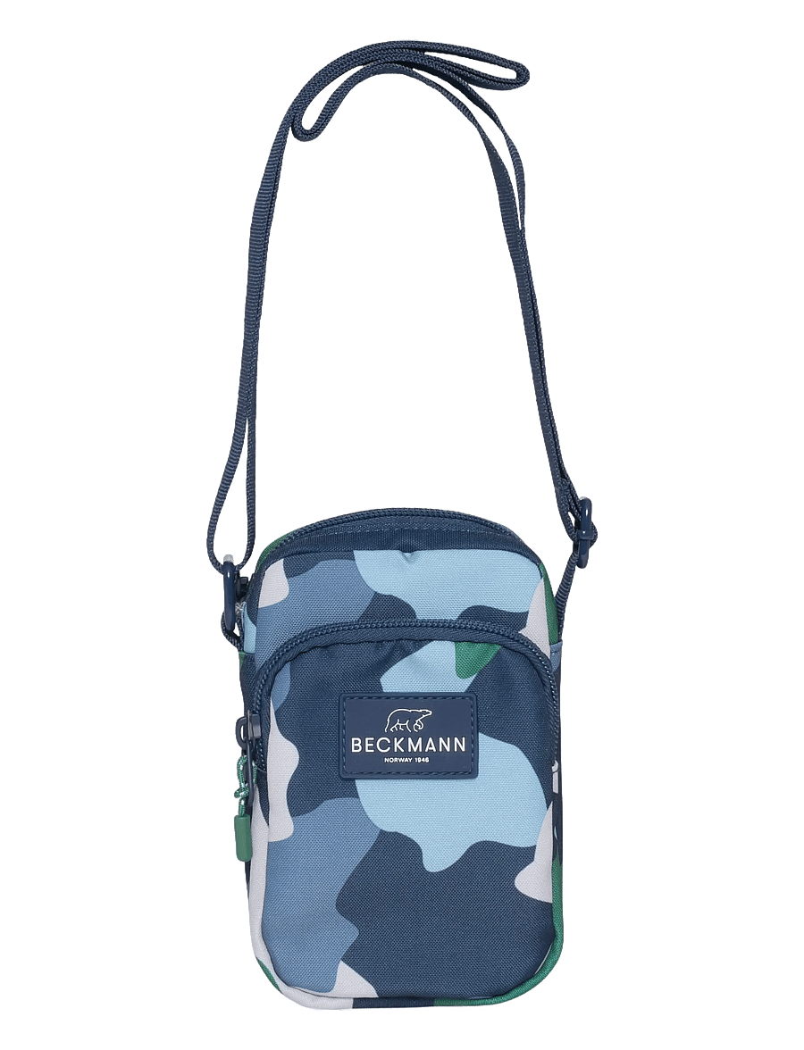 Beckmann Norway - Crossbodybag, Color Camo - petits sacs - blue - 0