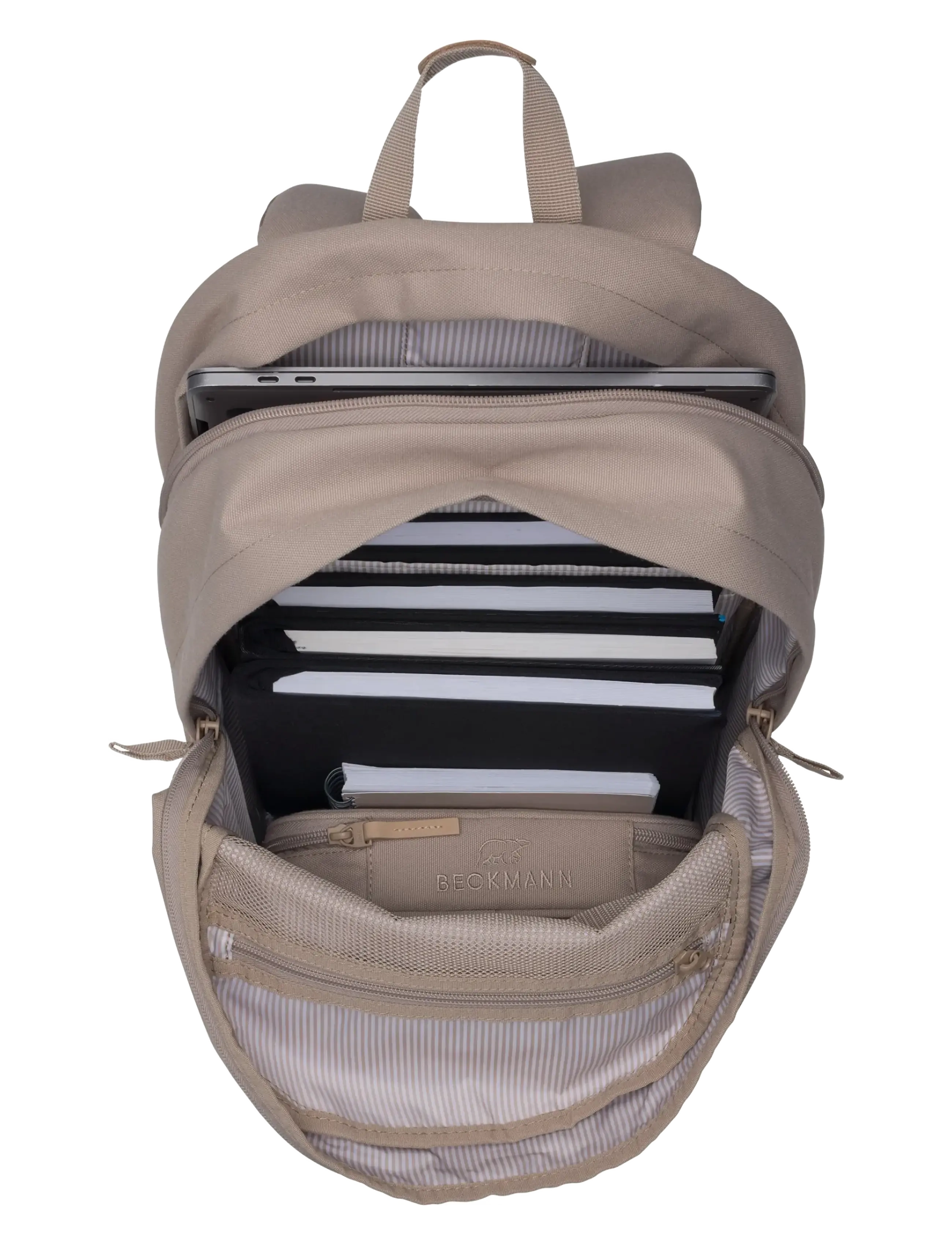 Beckmann Norway - City, Beige - skoletasker - beige - 4