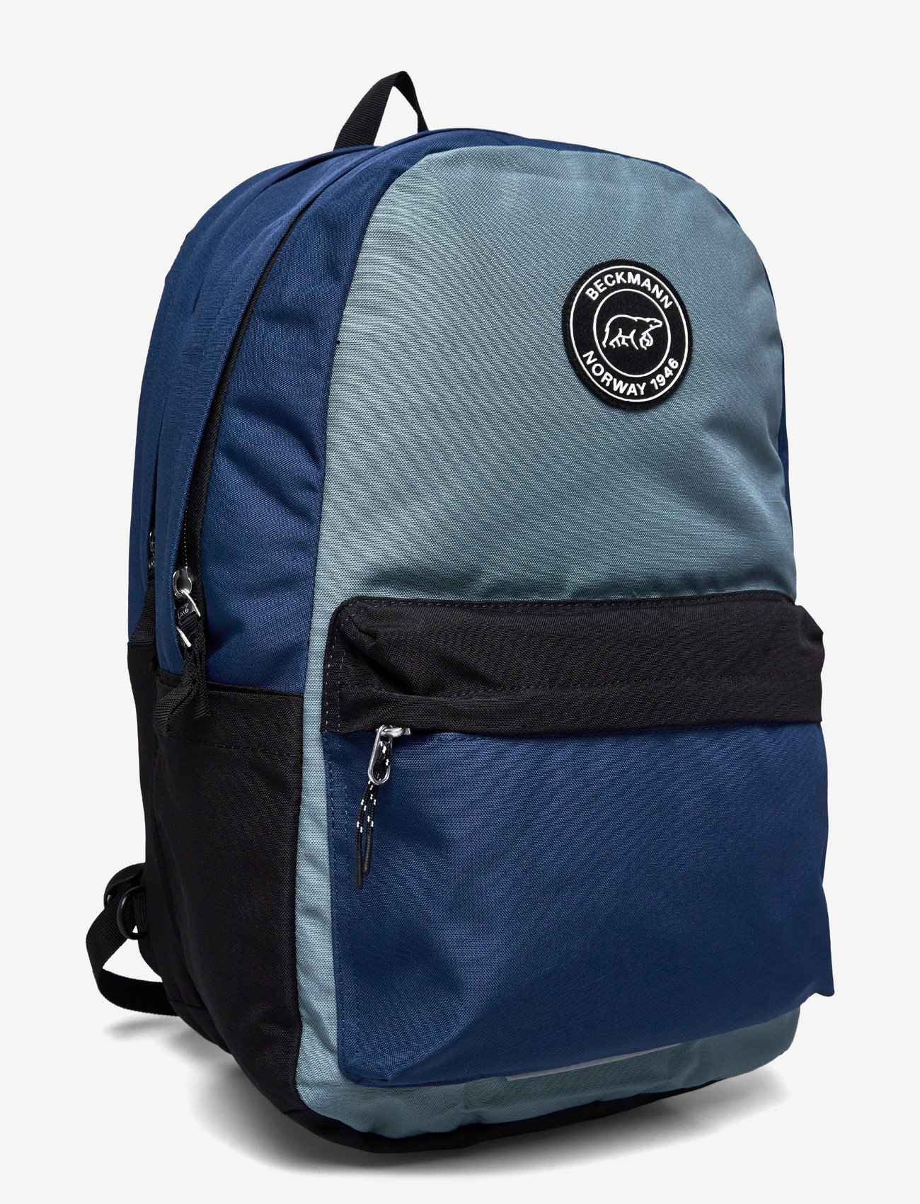 Beckmann Norway - City, Green Colorblock - skoletasker - green - 2