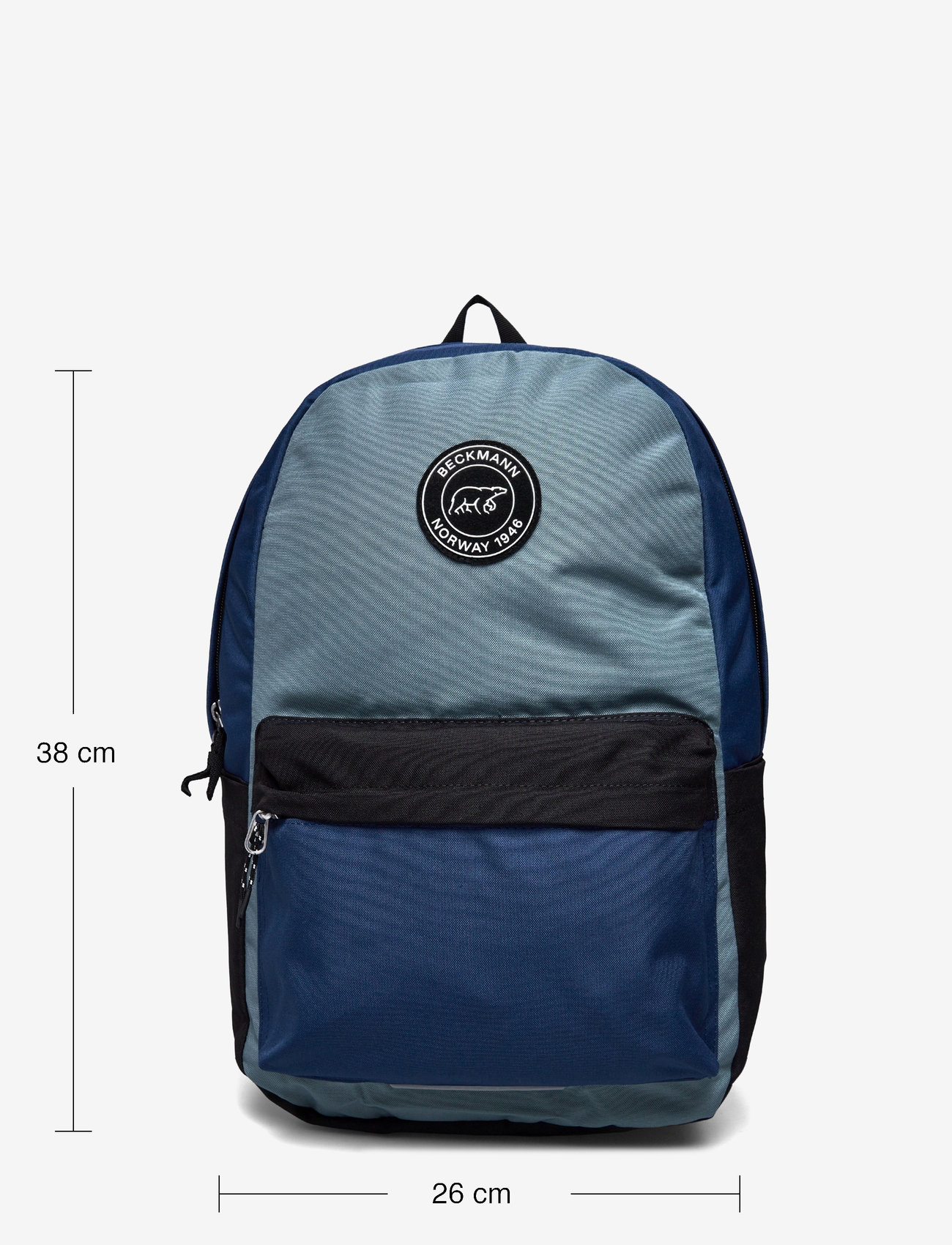 Beckmann Norway - City, Green Colorblock - skoletasker - green - 4