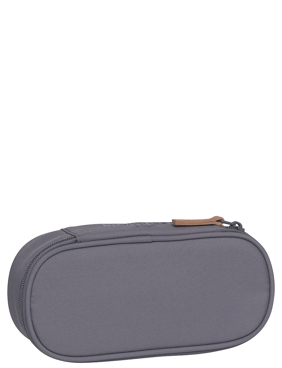 Beckmann Norway - Oval pencil case, Steel Grey - penalhuse - grey - 0