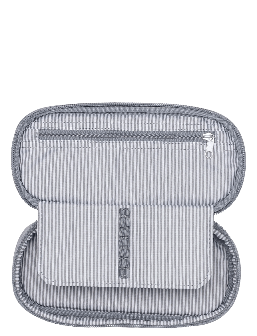 Beckmann Norway - Oval pencil case, Steel Grey - penalhuse - grey - 1