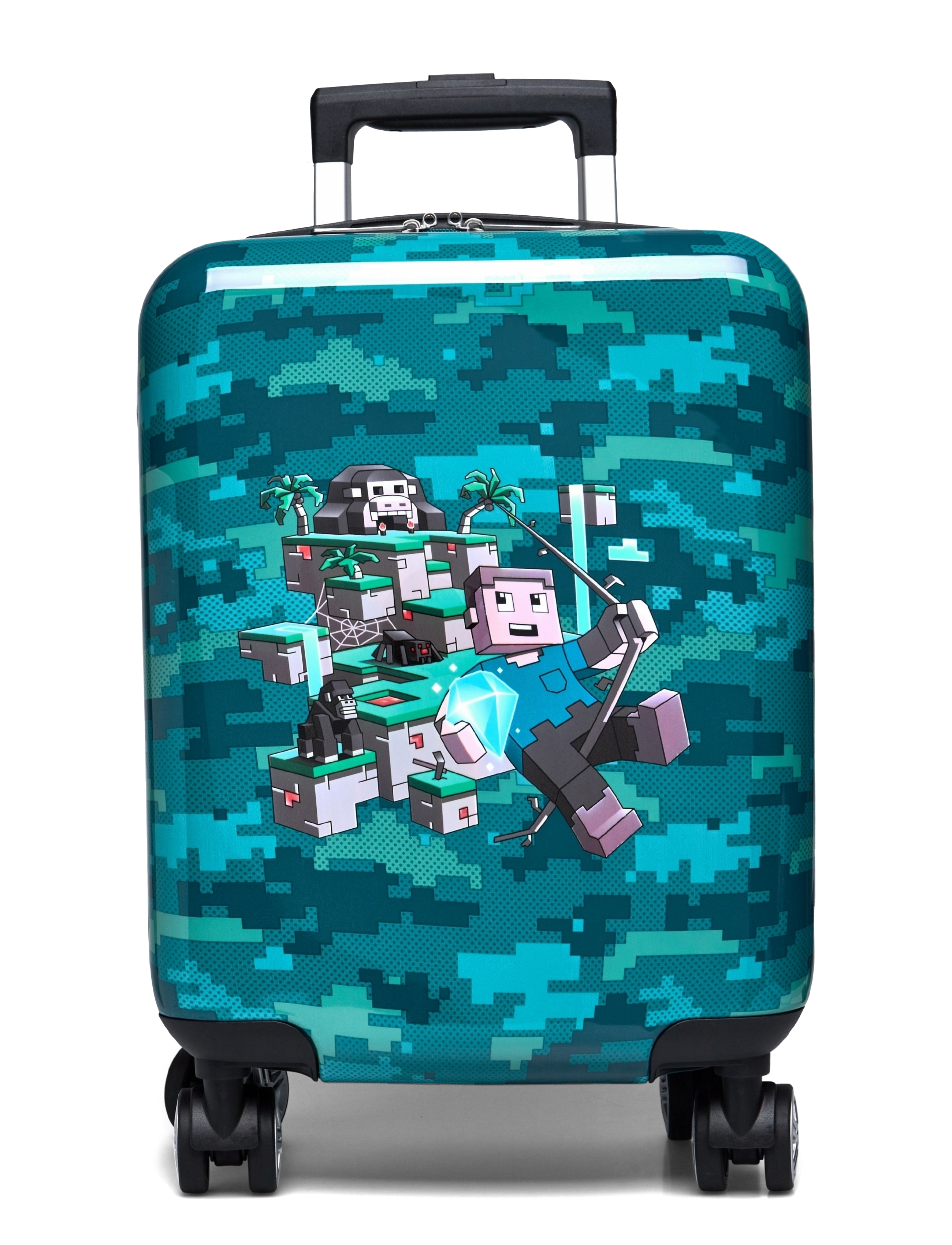 Beckmann Norway Kids suitcase, Jungle Game - New Arrivals - GREEN / multi