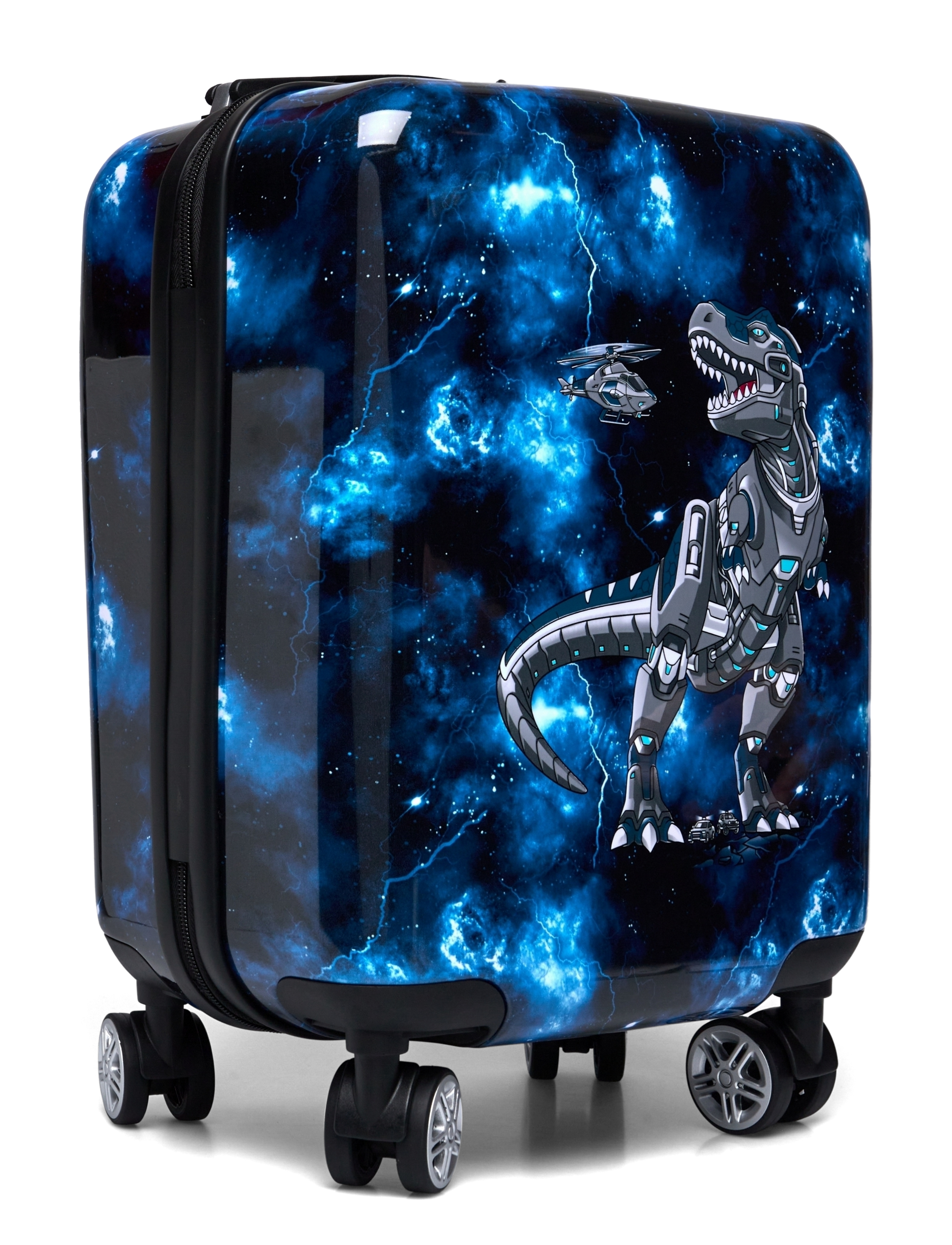 Beckmann Norway - Kids suitcase, Tech Rex - reiskoffers voor kinderen - black - 2