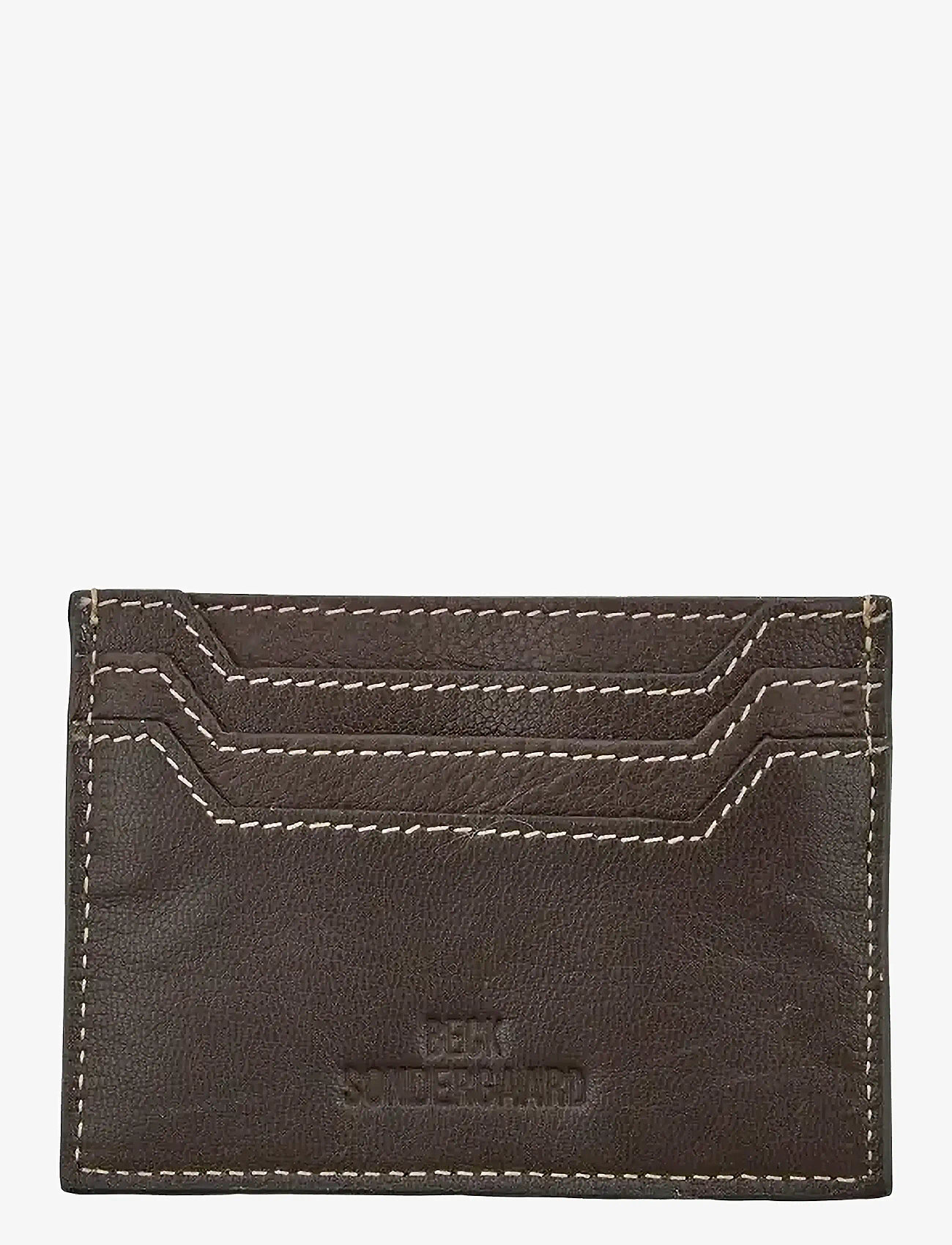 Becksöndergaard - Nappa Card Holder - purses - chocolate torte - 0