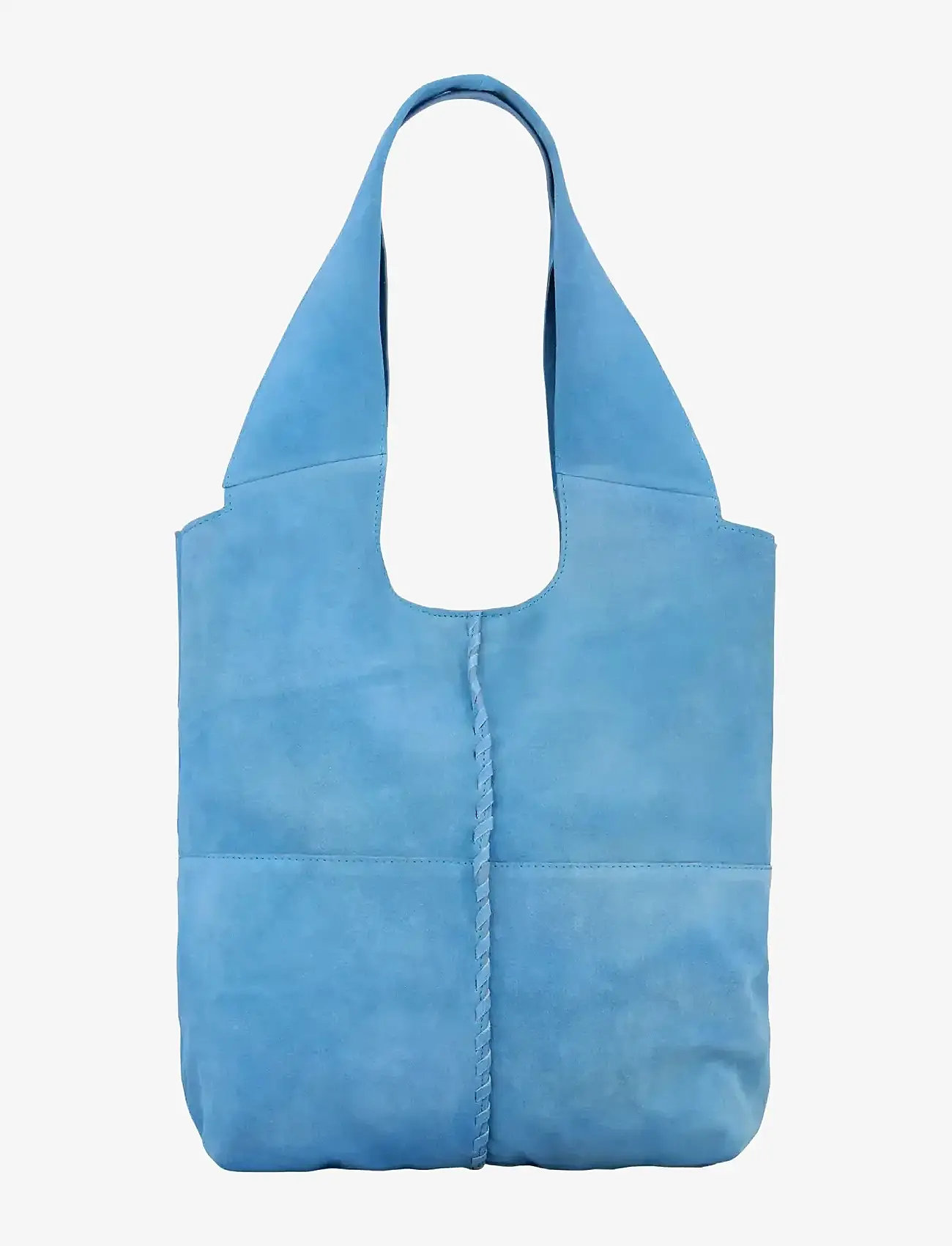 Becksöndergaard - Suede Demi Bag - shoppere - azure blue - 0