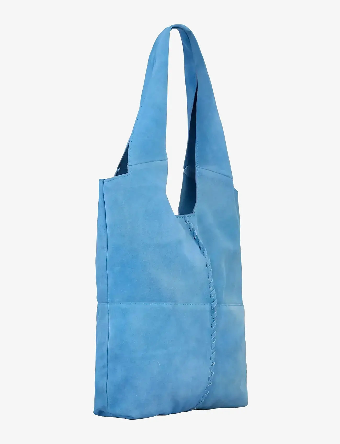 Becksöndergaard - Suede Demi Bag - shoppere - azure blue - 1