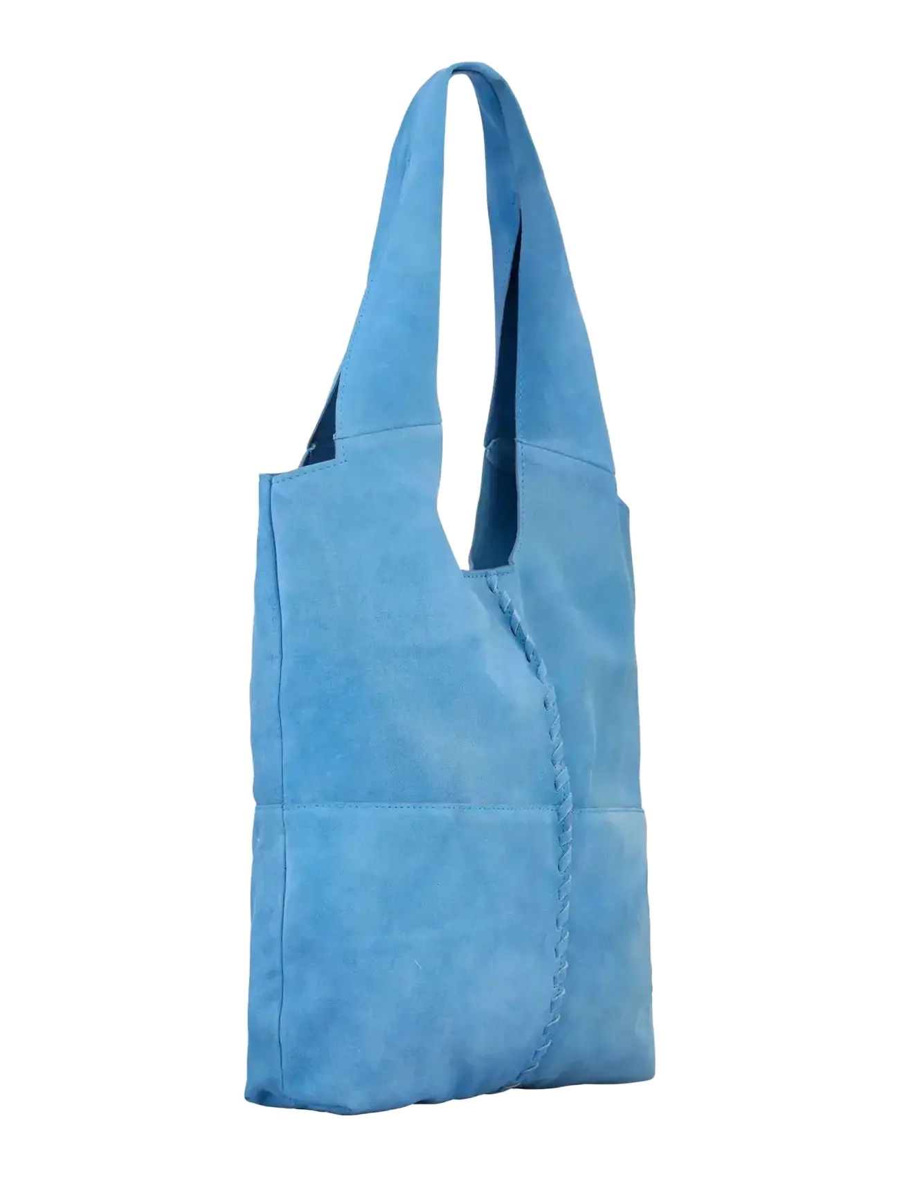 Becksöndergaard - Suede Demi Bag - shoulder bags - azure blue - 1
