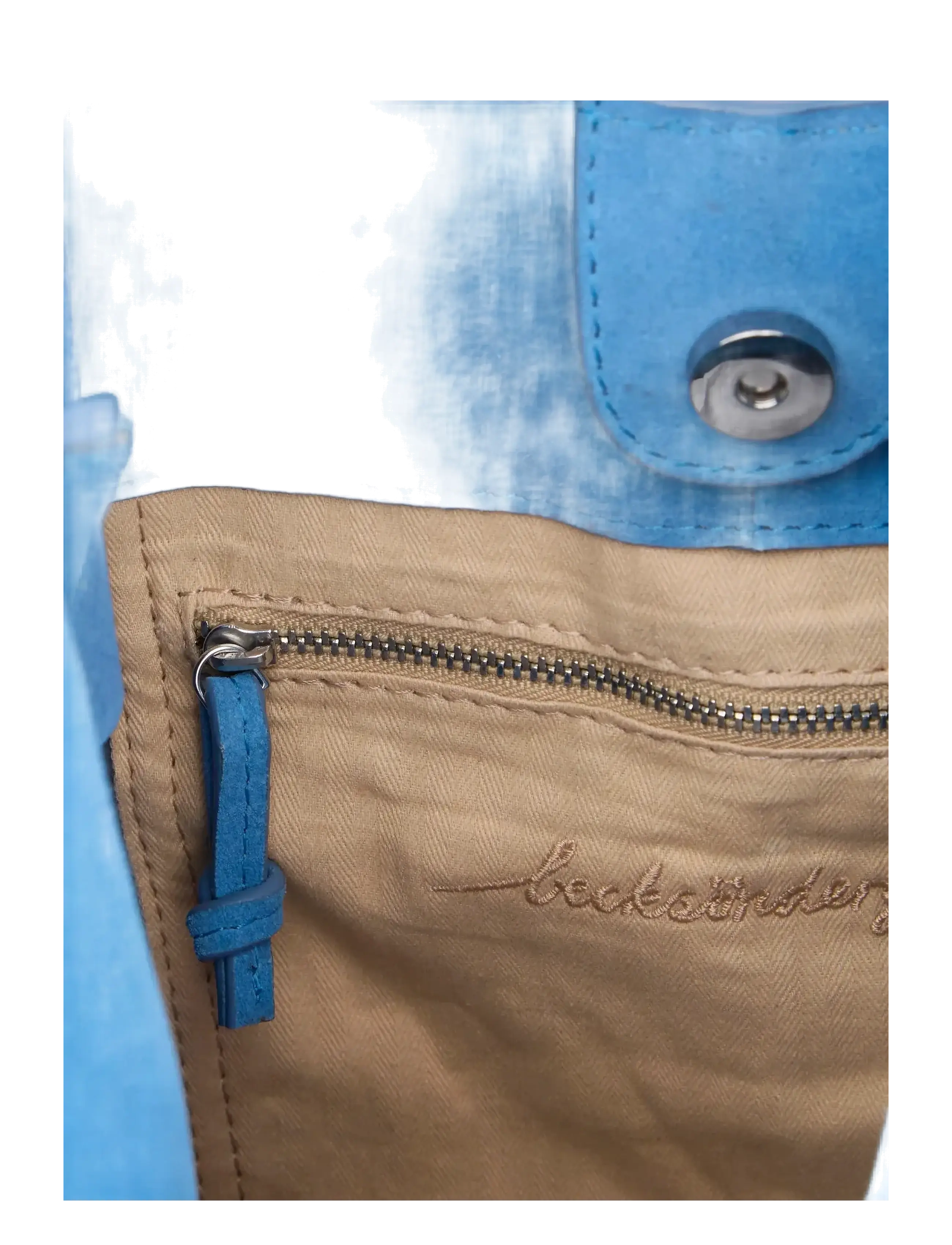 Becksöndergaard - Suede Demi Bag - shoulder bags - azure blue - 2
